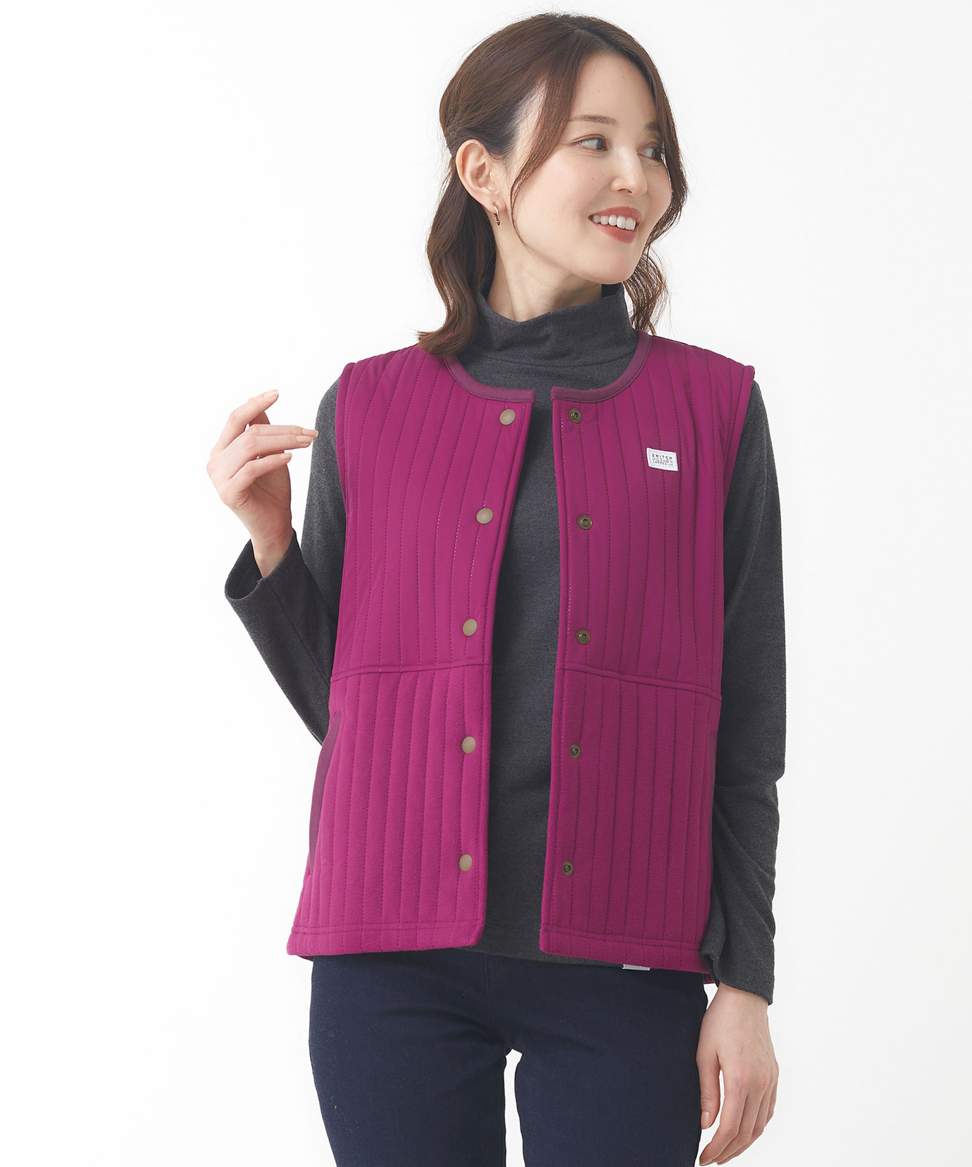 レディース 裏起毛 ピンソニック ベスト通販 [2002-46200