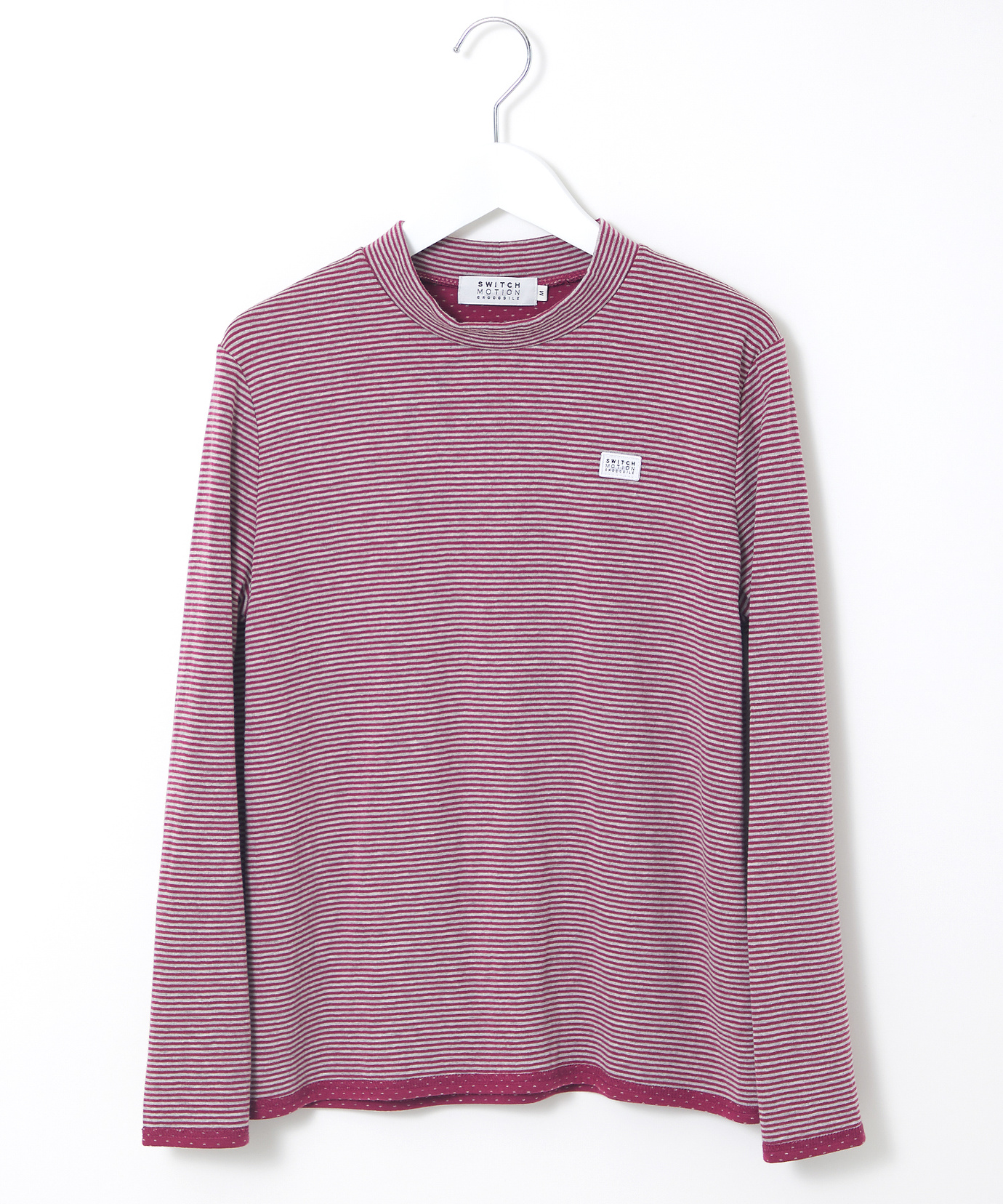 レディース ボーダー ハイネック カットソー通販 [2002-48206