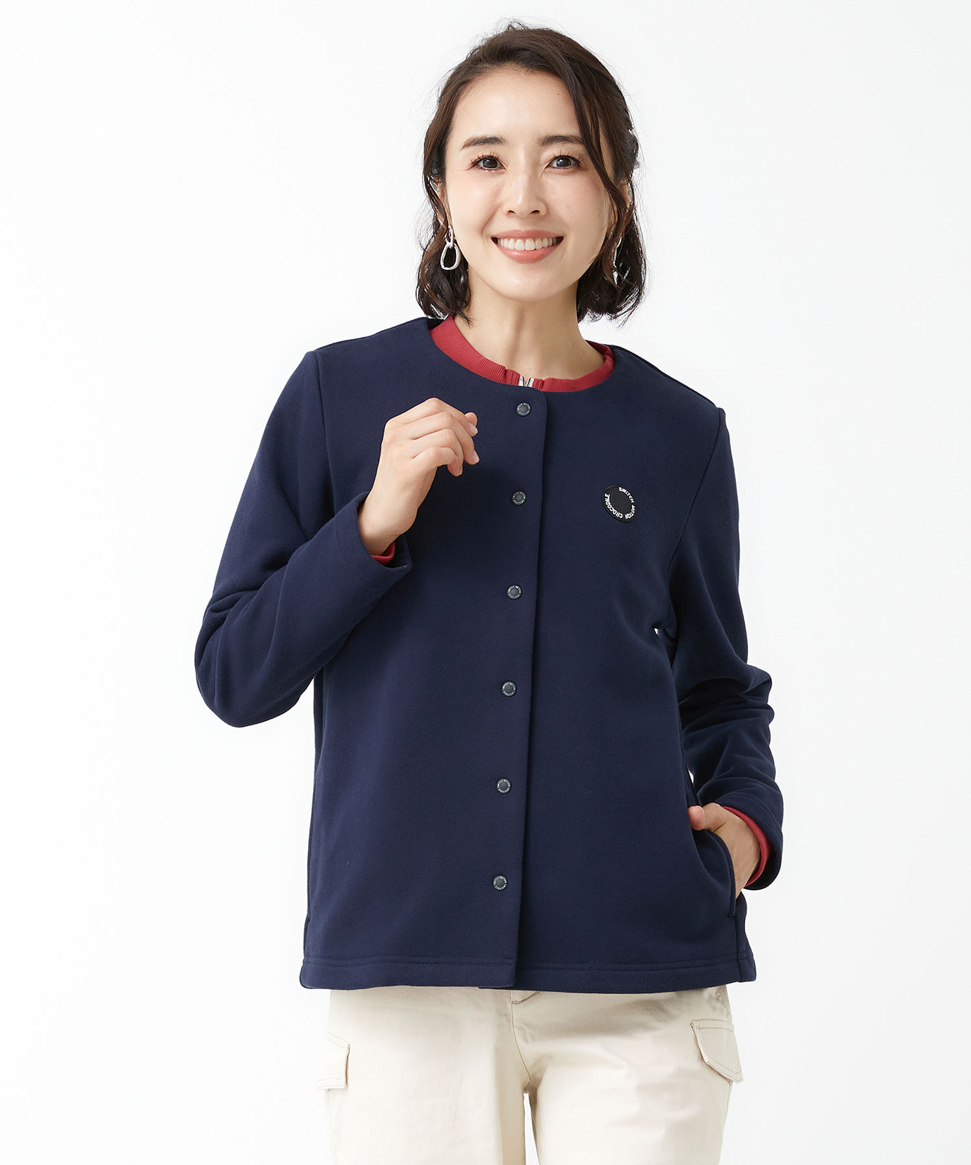 極美品◎マークアンドロナ 2024年 Pave カーディガン スカルロゴ 黒 M 極美品◎マークアンドロナ 2024年 Pave カーディガン スカルロゴ 黒 M