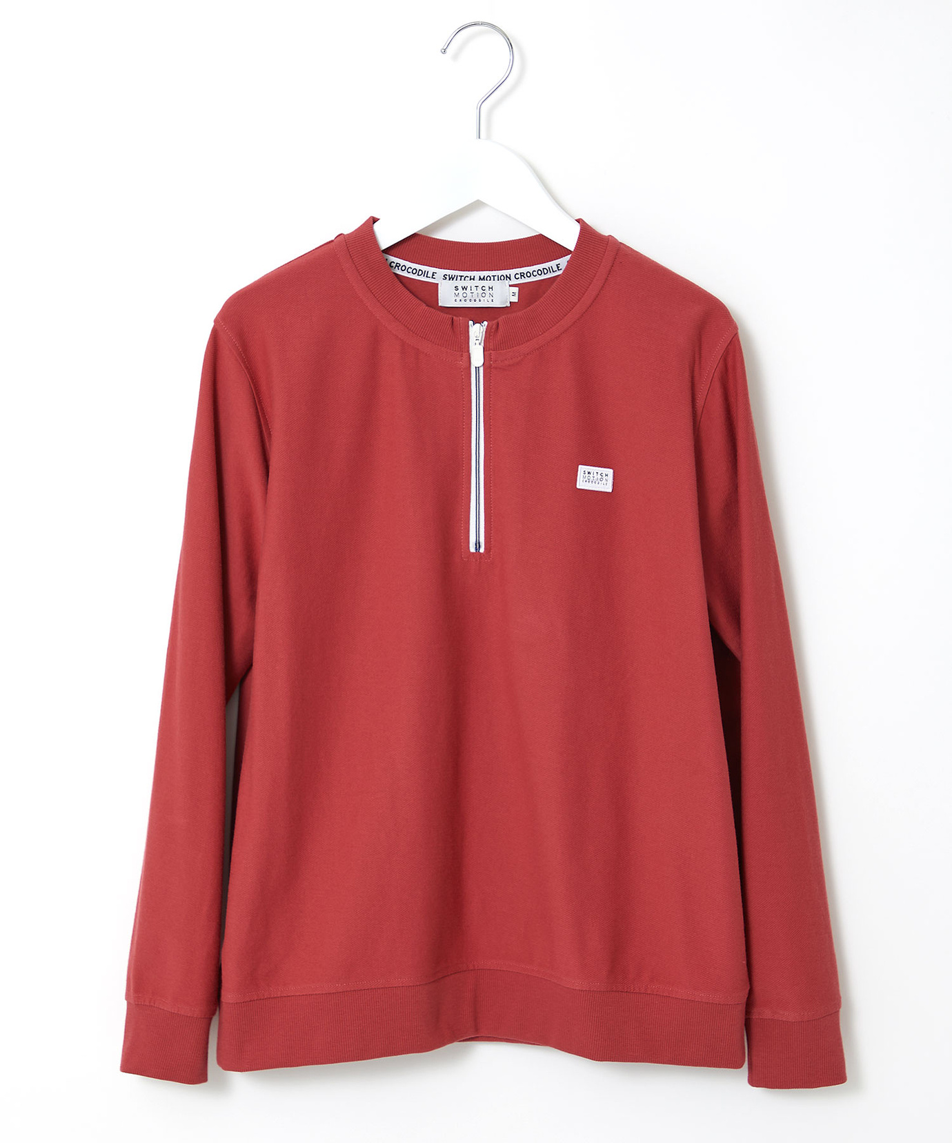 レディース 裏毛 ハーフジップ カットソー通販 [2002-51211