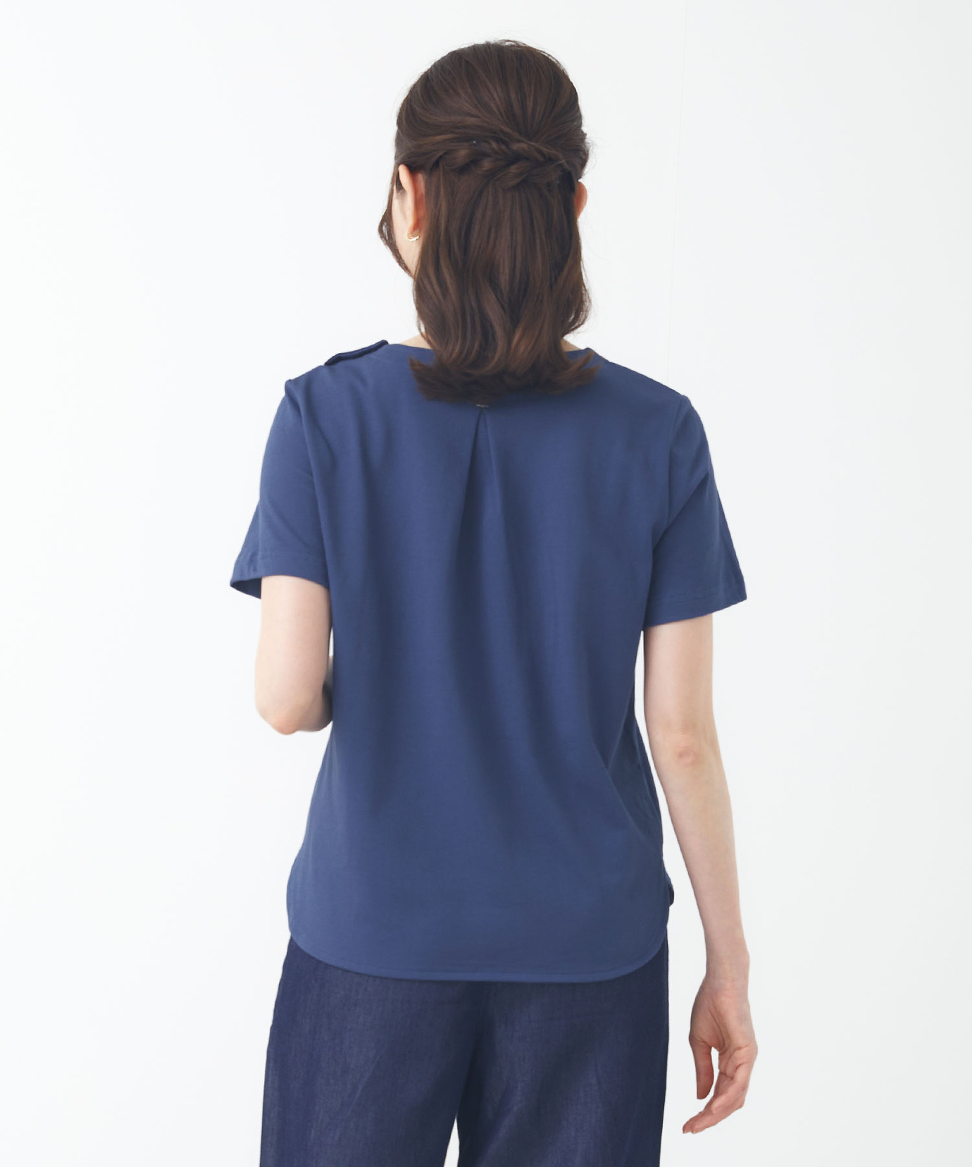 レディース バックタック 無地 Tシャツ【吸汗速乾】通販 [2002-53209