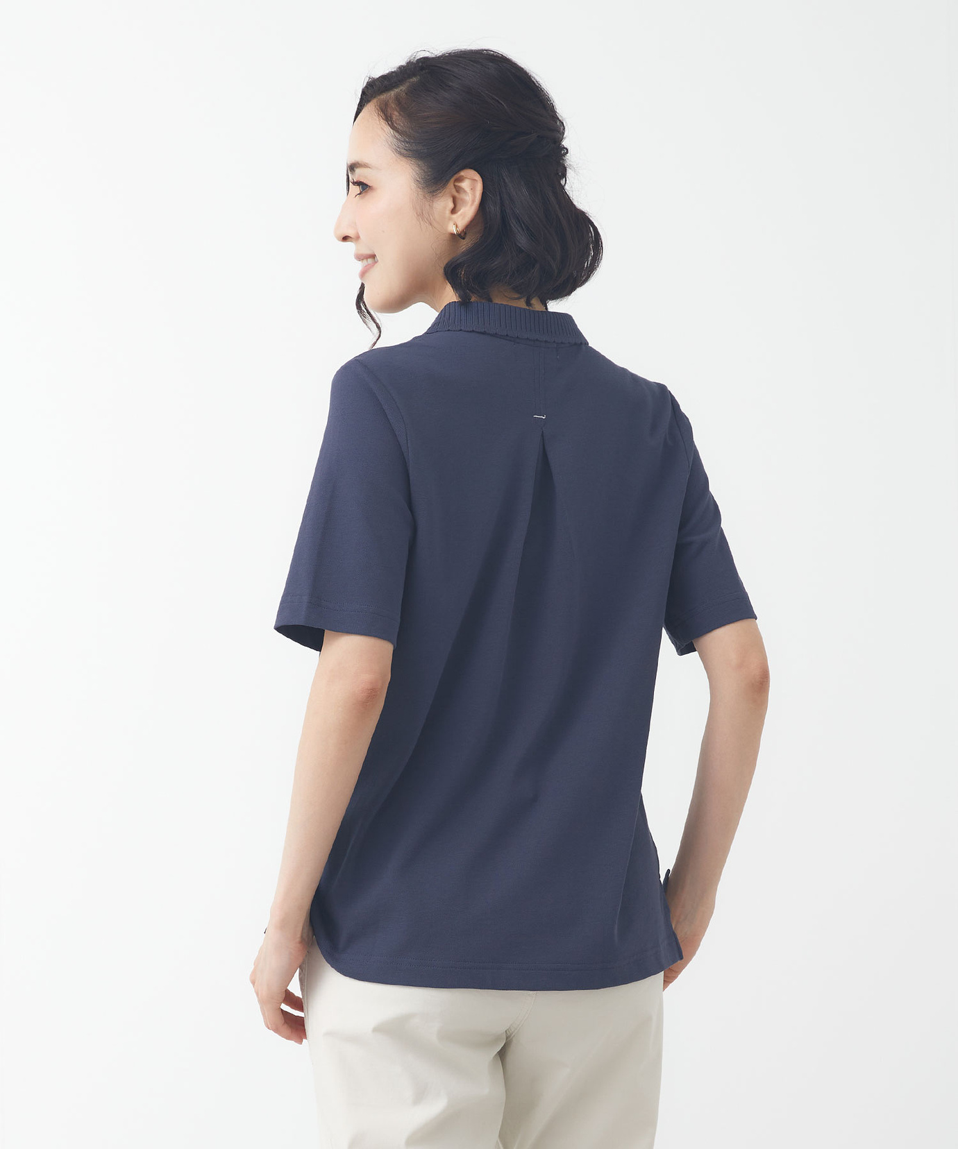 レディース スノーコットン 鹿の子 ポロシャツ【接触冷感】通販 [2002