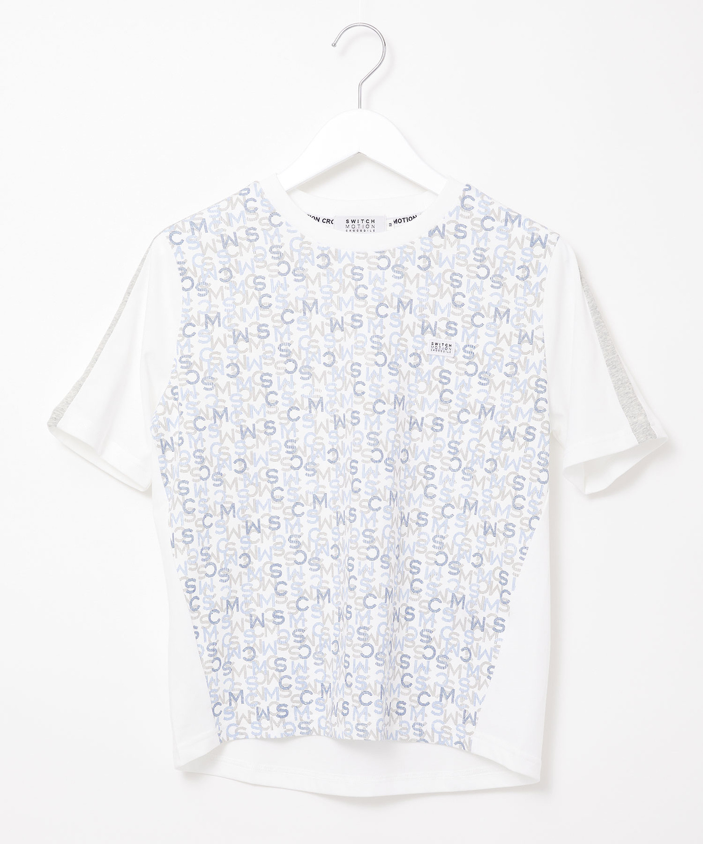 tシャツ *ガーメントダイTシャツ レディース レディース モノグラム プリント Tシャツ【吸汗速乾】通販 [2002