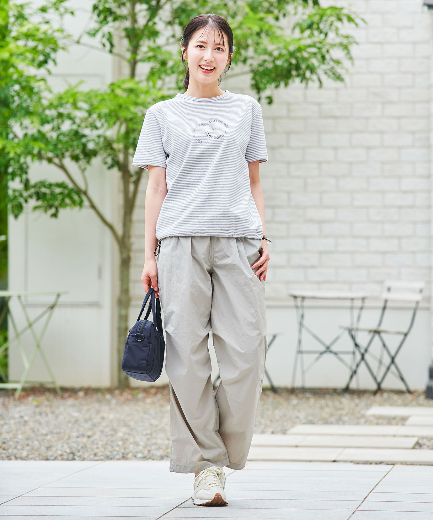 レディース ロゴリング プリント Tシャツ通販 [2002-53223