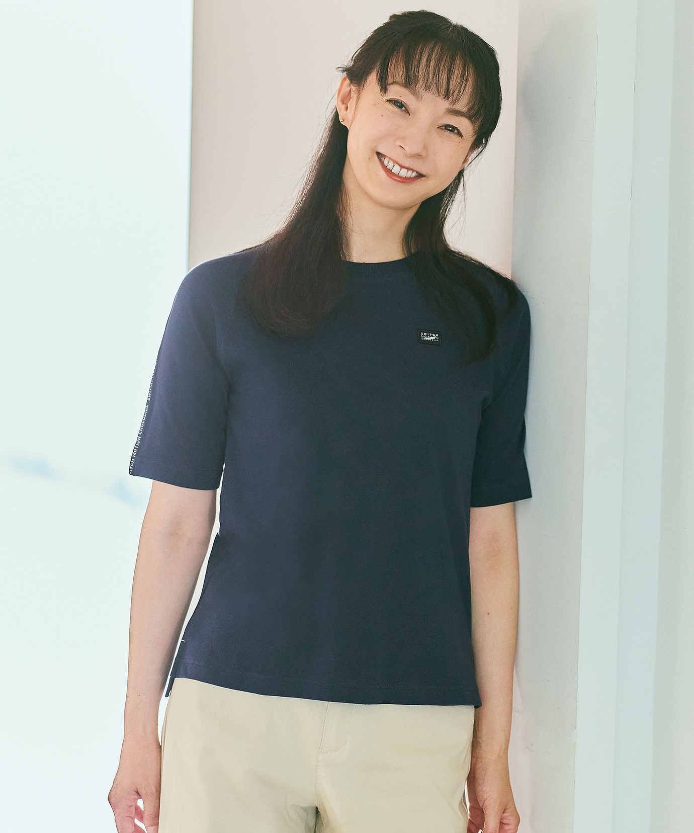 レディース ラグランスリーブ カットソー【接触冷感】通販 [2002-55203