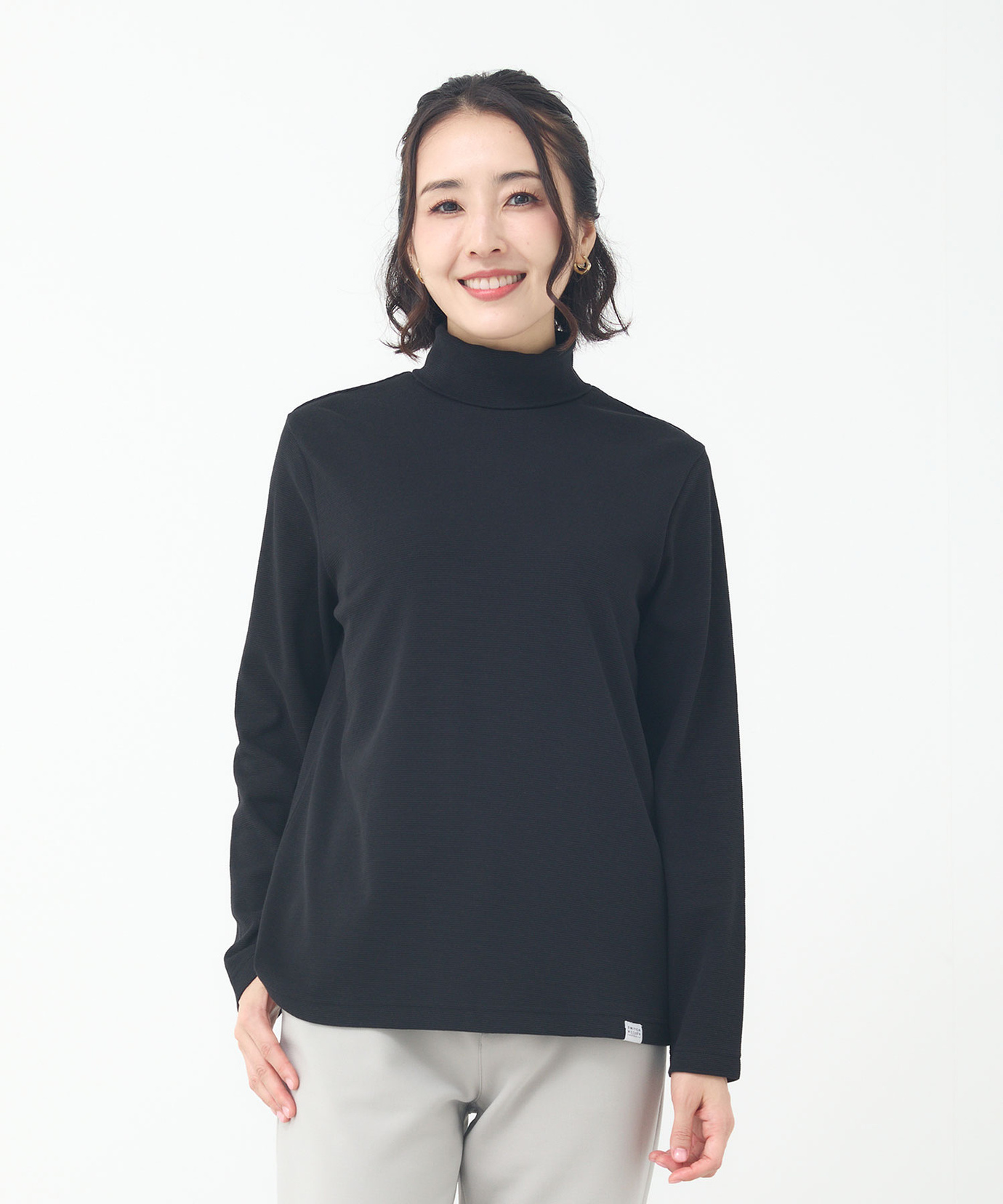 LEONARD ニットカットソー 黒 40 LEONARD ニットカットソー 黒 40