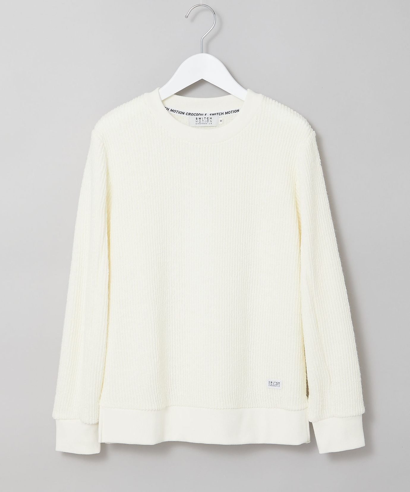 レディース ニット風 クルーネックトレーナー通販 [2002-56210