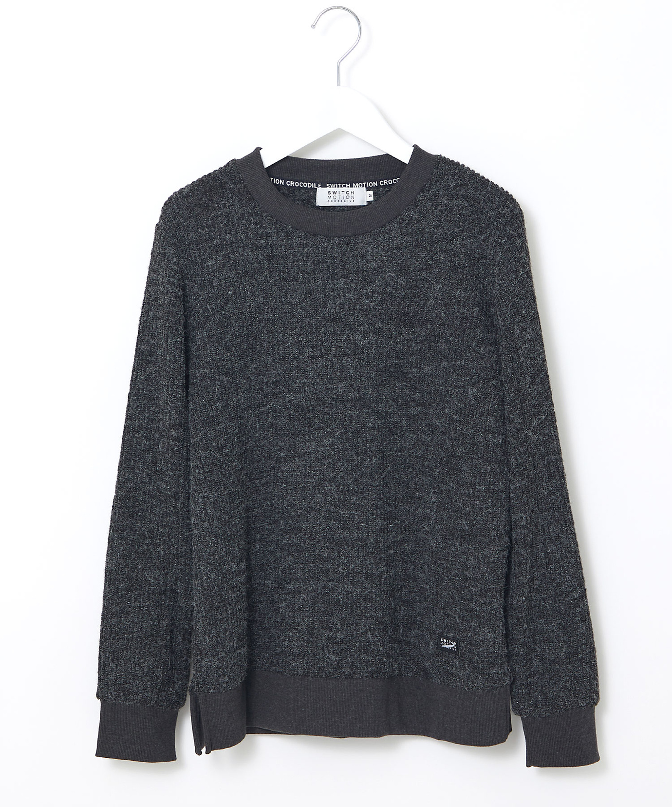 レディース ニット風 クルーネックトレーナー通販 [2002-56210