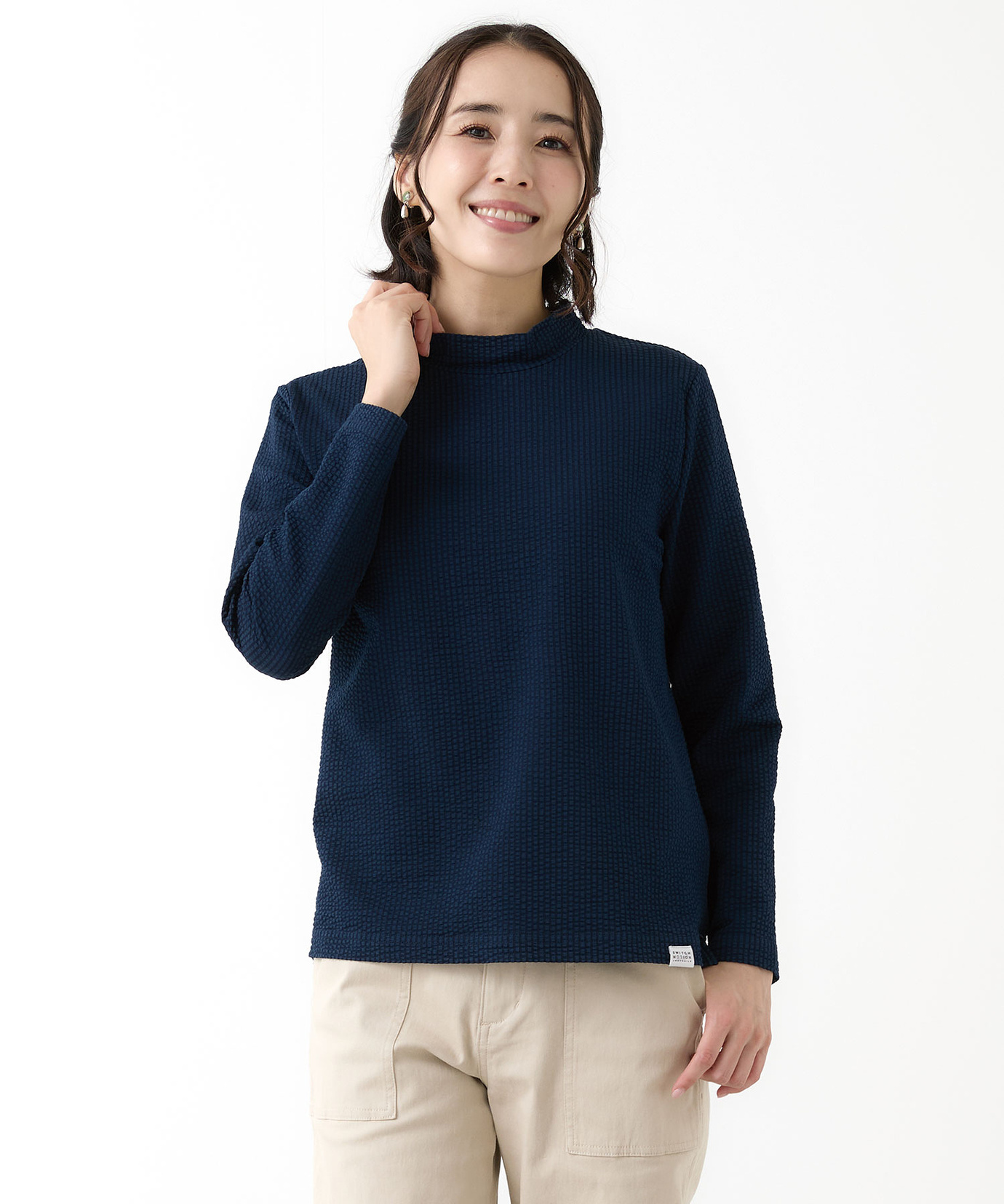 レディース サッカー ハイネック カットソー通販 [2002-56212