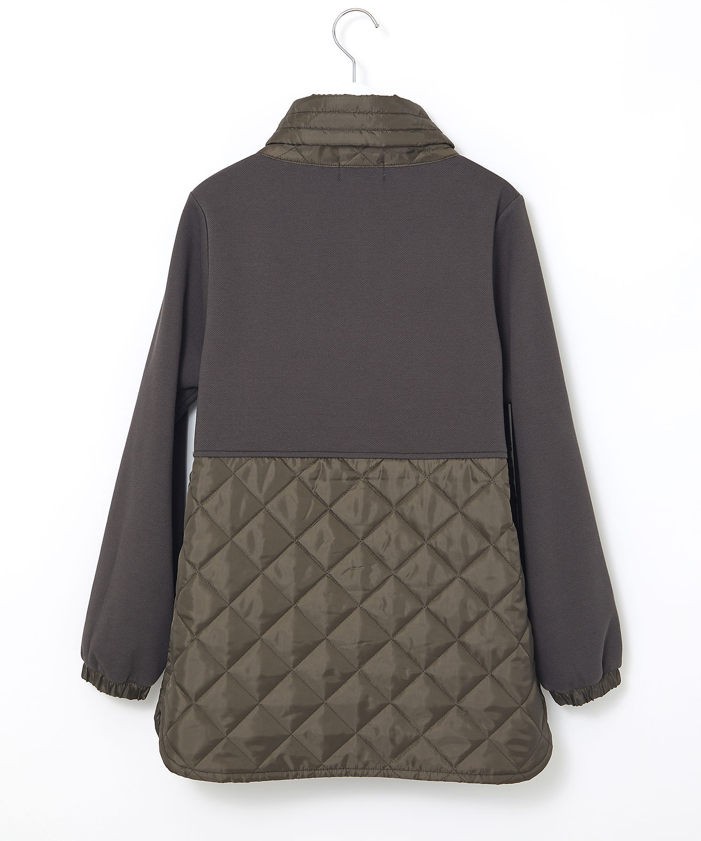 レディース 鹿の子 ドッキング キルトジャケット通販 [2002-56213