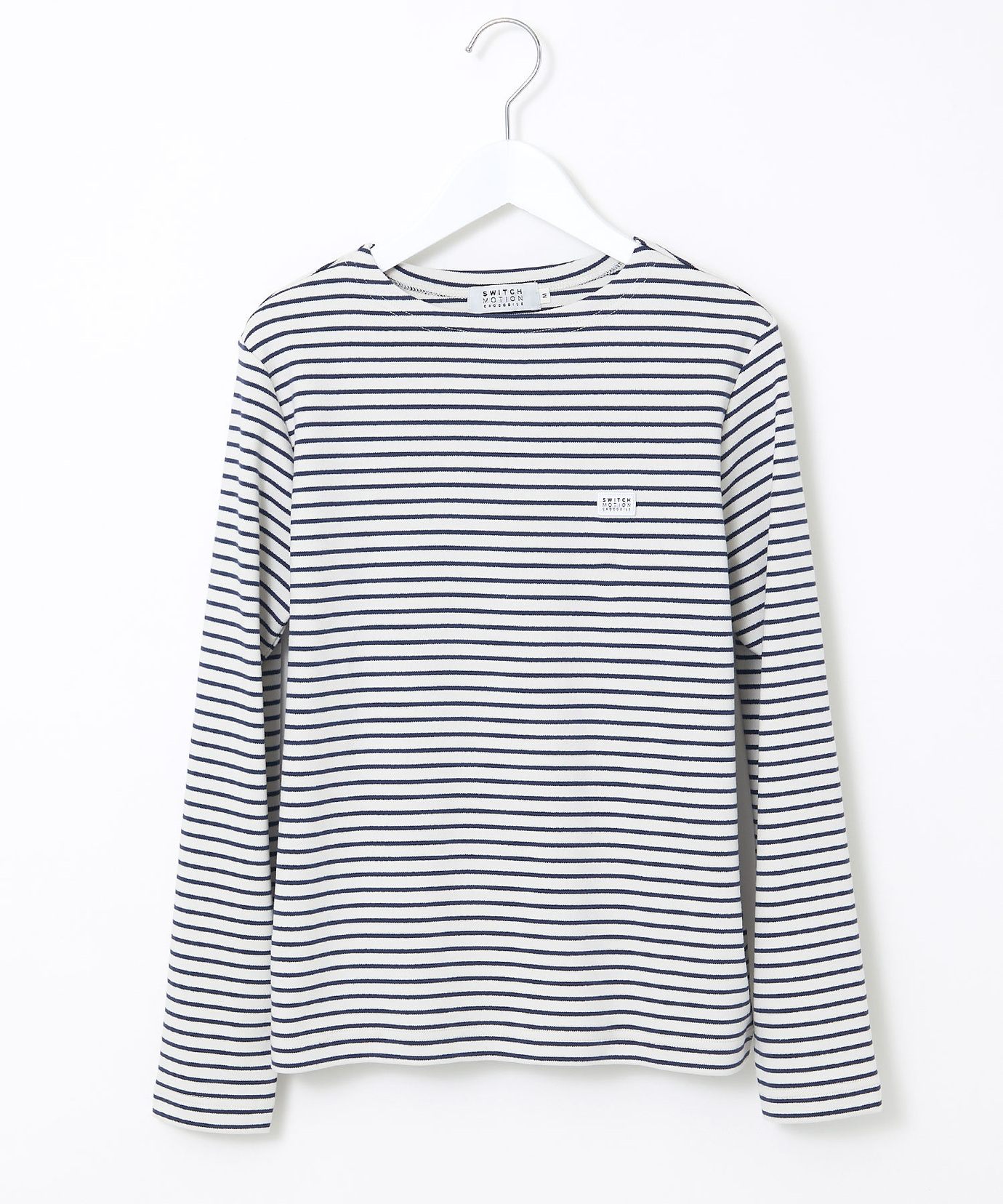 レディース スムース ボーダー ロングTシャツ 通販 [2002-58201