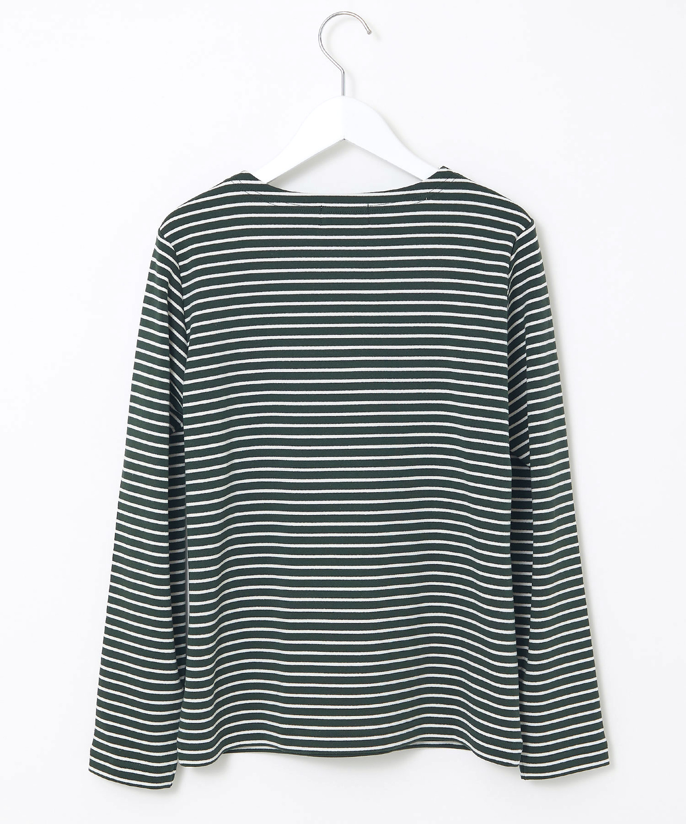 レディース スムース ボーダー ロングTシャツ 通販 [2002-58201