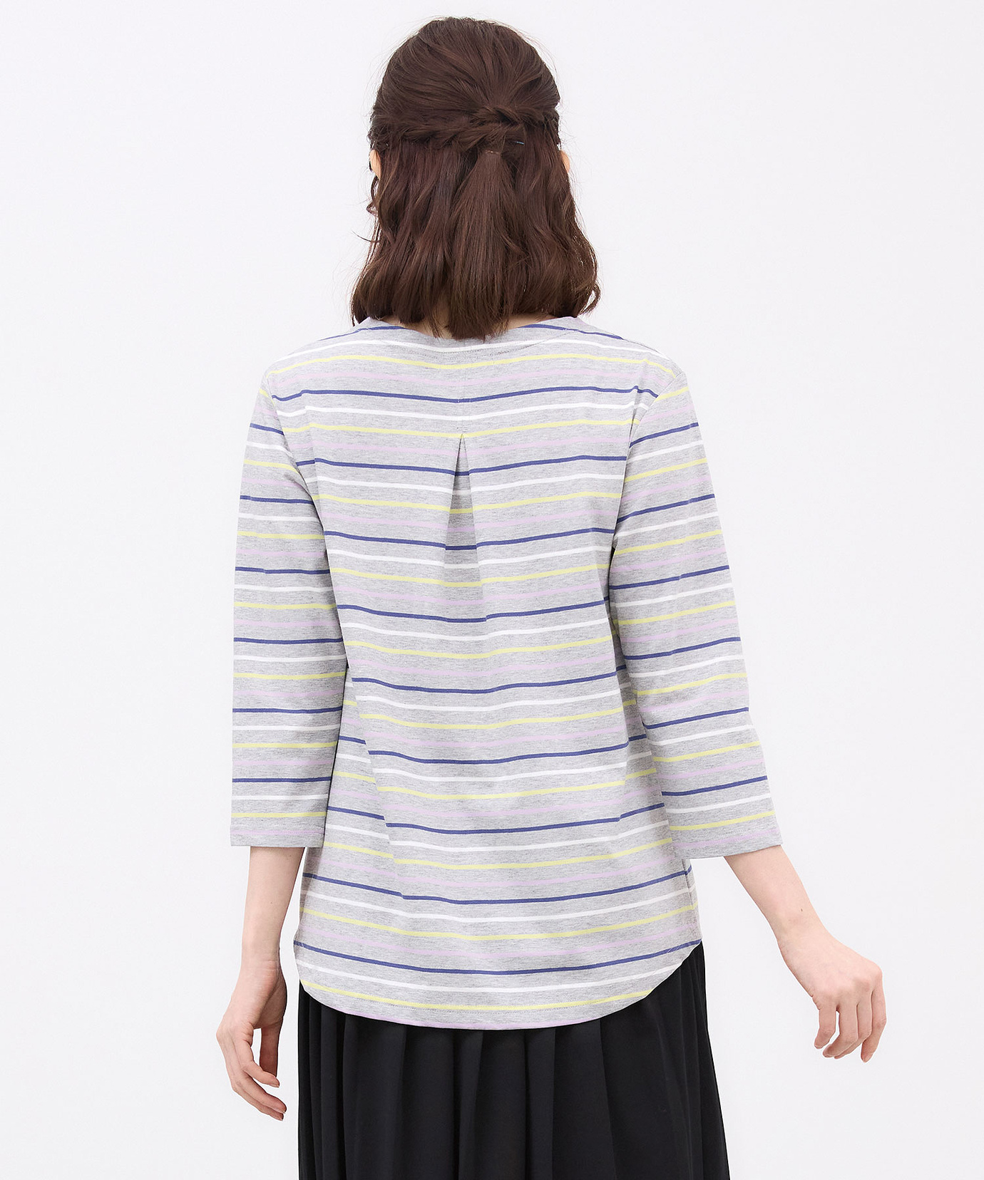 レディース スノーコットン ボーダー 七分袖 Tシャツ【接触冷感】通販 
