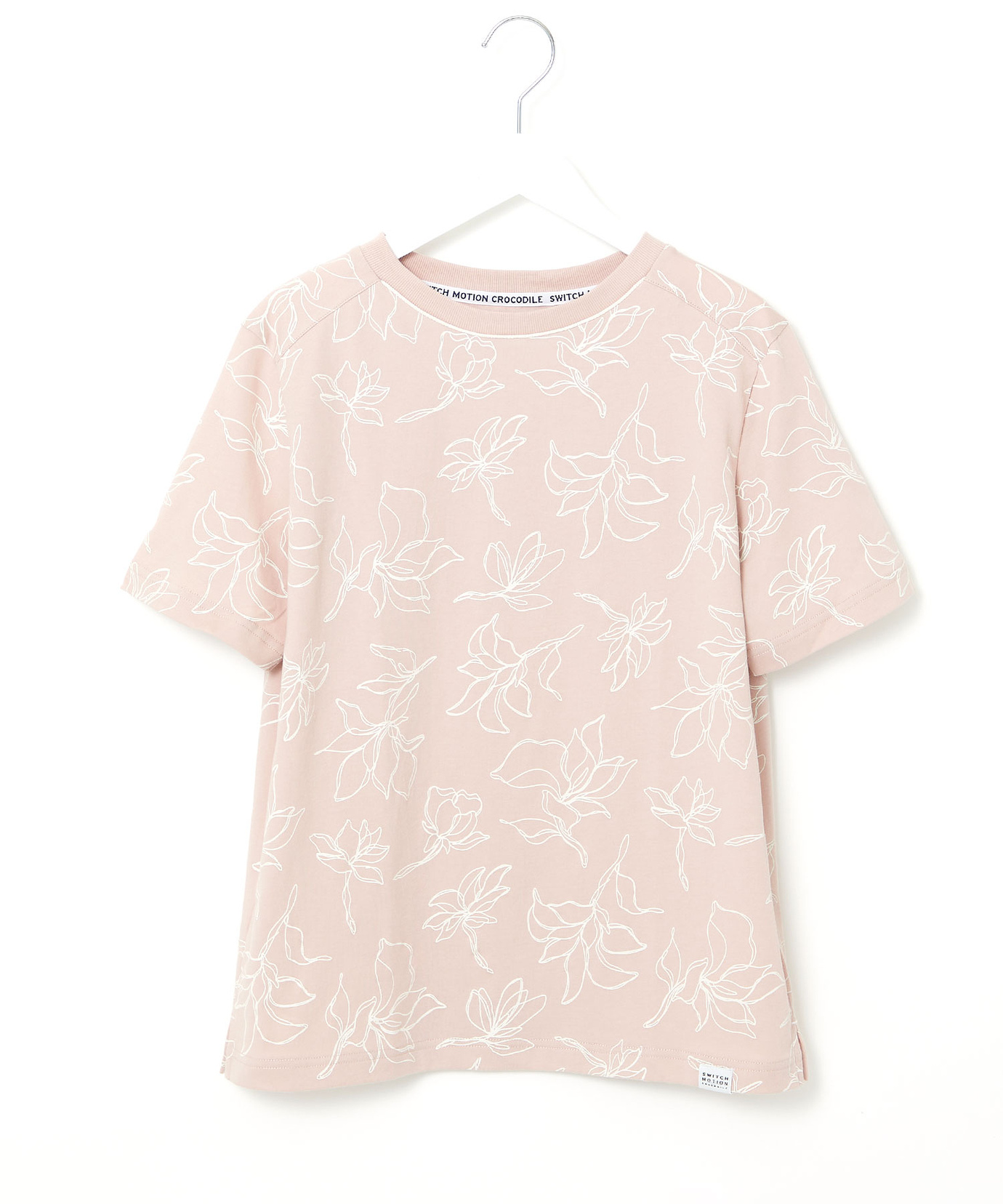Admiral フラワー柄チェックTシャツ Ｌサイズ レディース プレーティング天竺 花柄プリント Tシャツ【吸汗速乾】通販