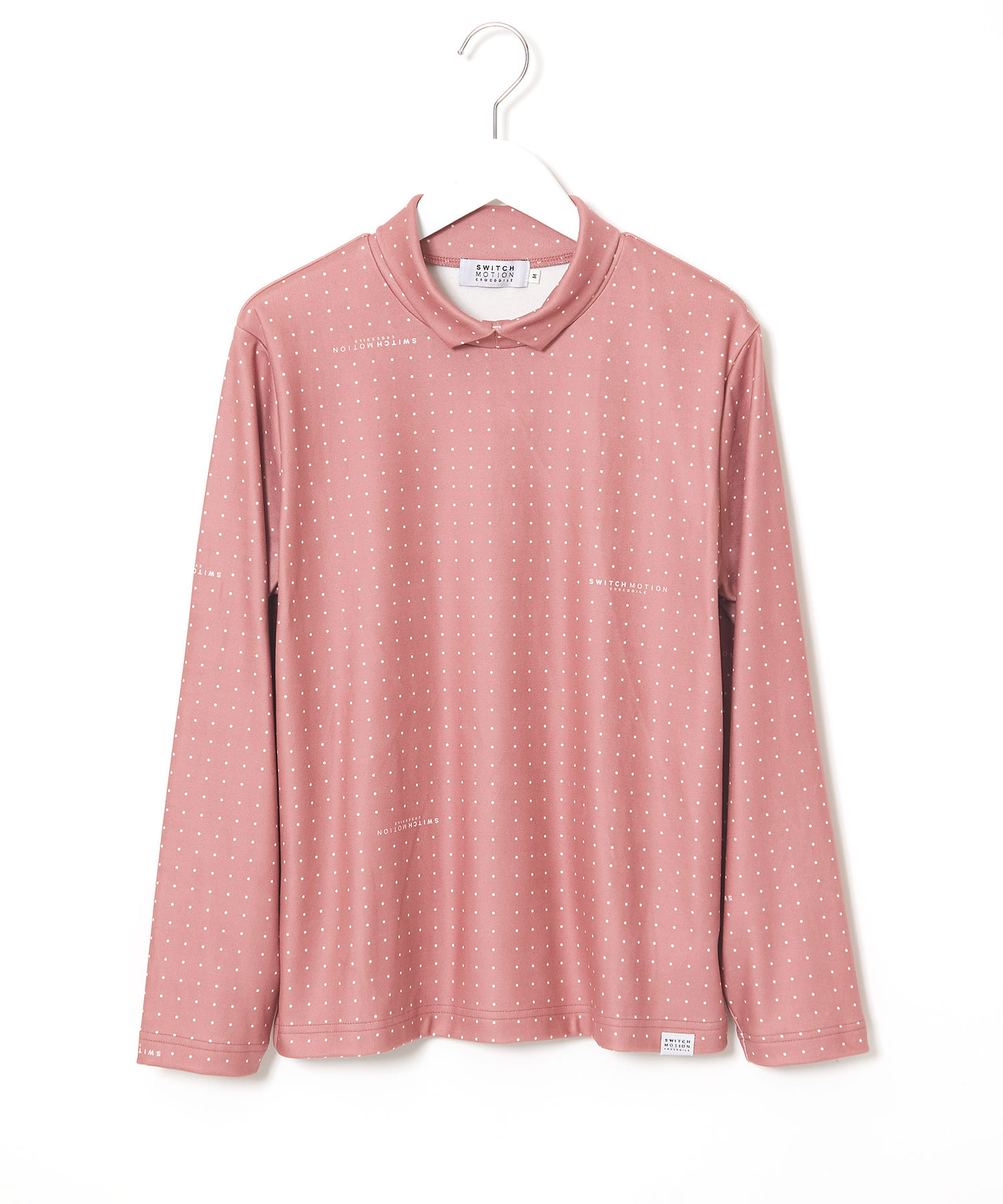 レディース 両面起毛ベア天竺 ドットロゴプリント Tシャツ 通販 [2002