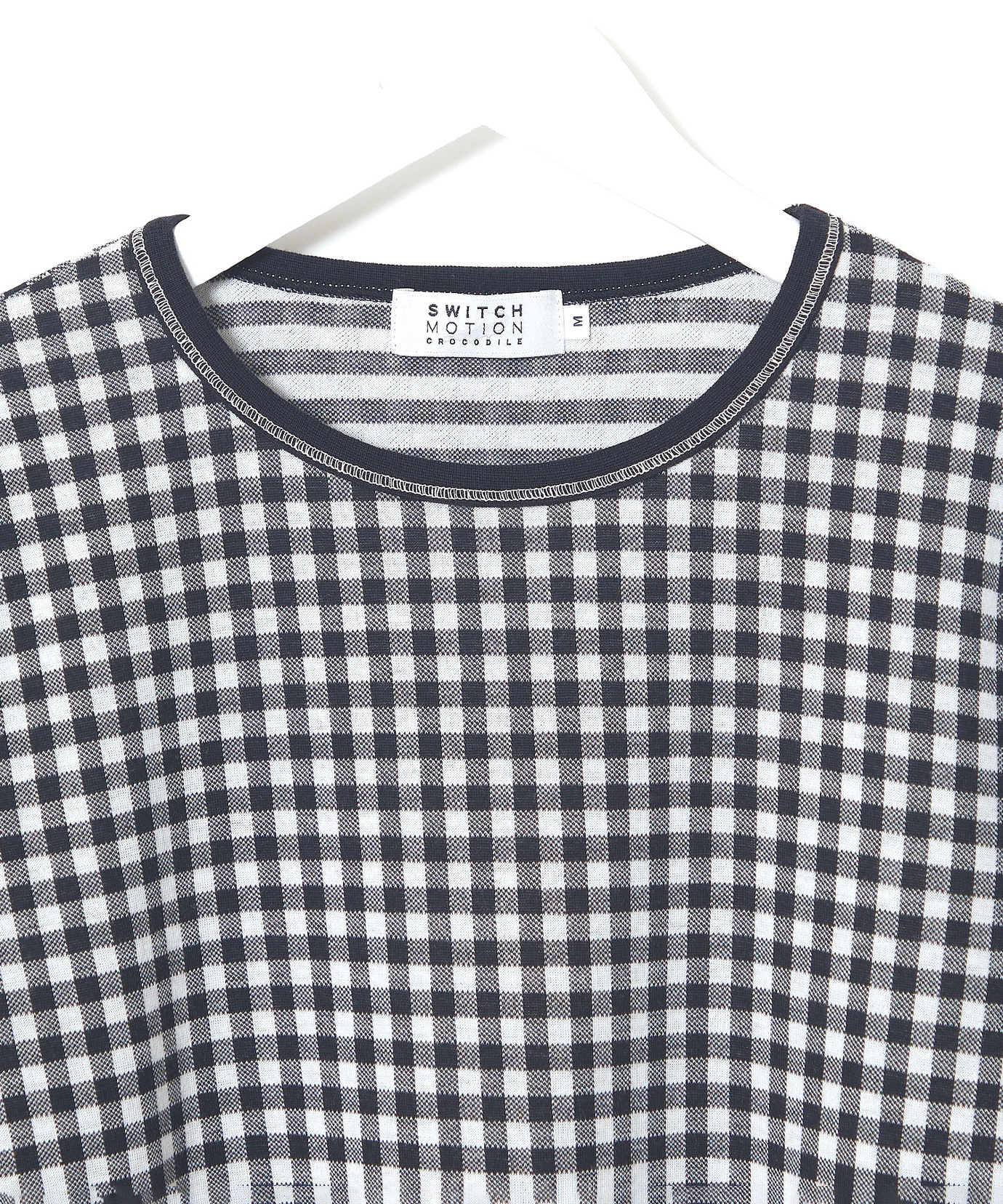 レディース 格子接結 ギンガムチェック Tシャツ通販 [2002-65230 