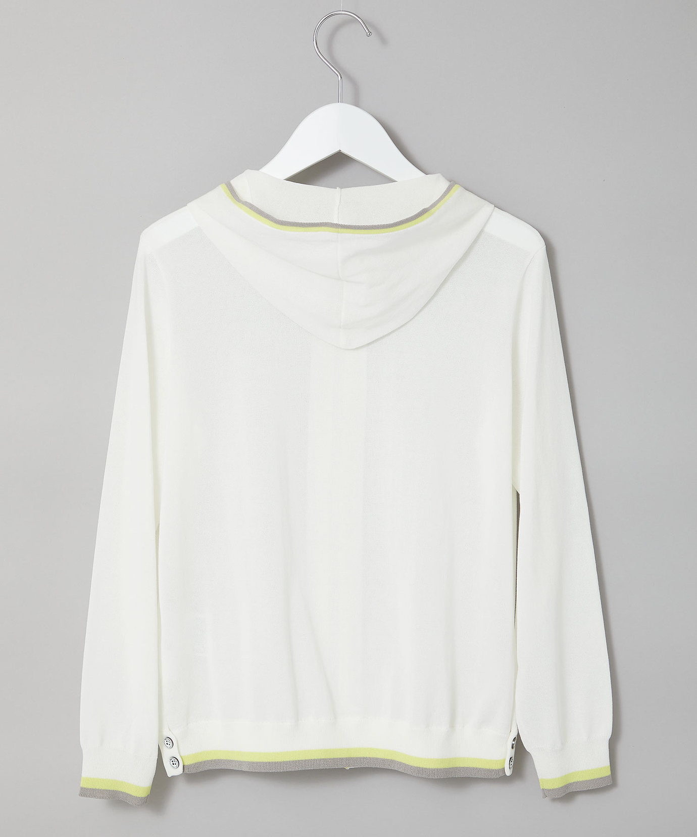 レディース ジップ ニット パーカー【手洗いOK】通販 [2003-51301