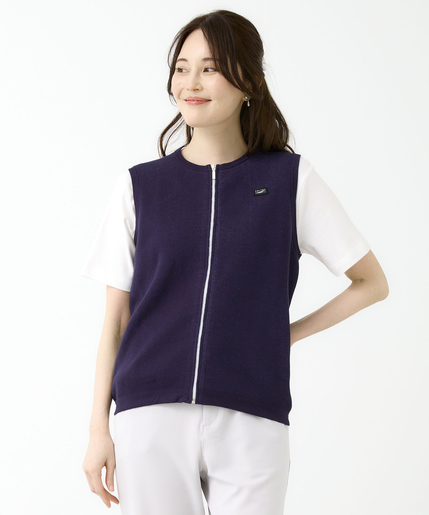 PATOU ニットベスト ロゴパッチ PATOU ニットベスト ロゴパッチ - メルカリ