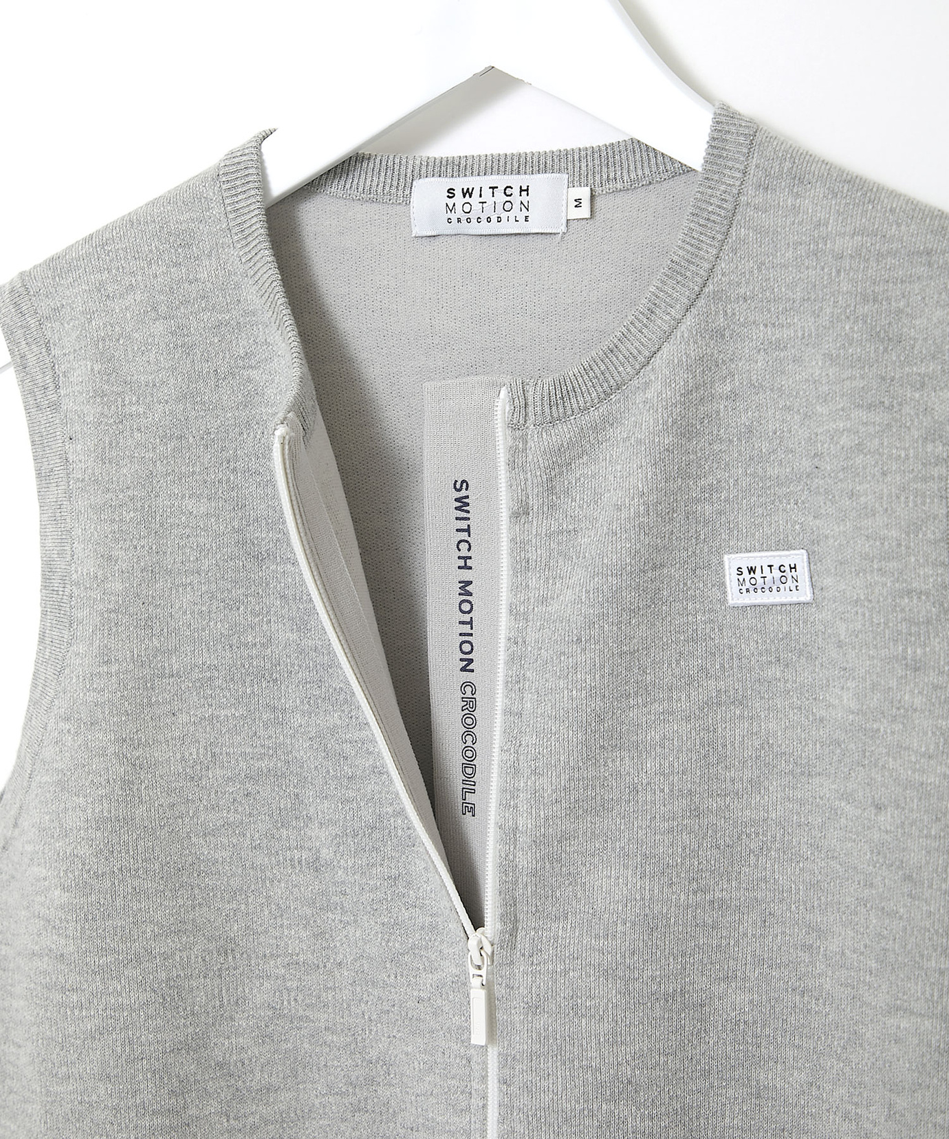 レディース ジップアップ ニット ベスト通販 [2003-55300