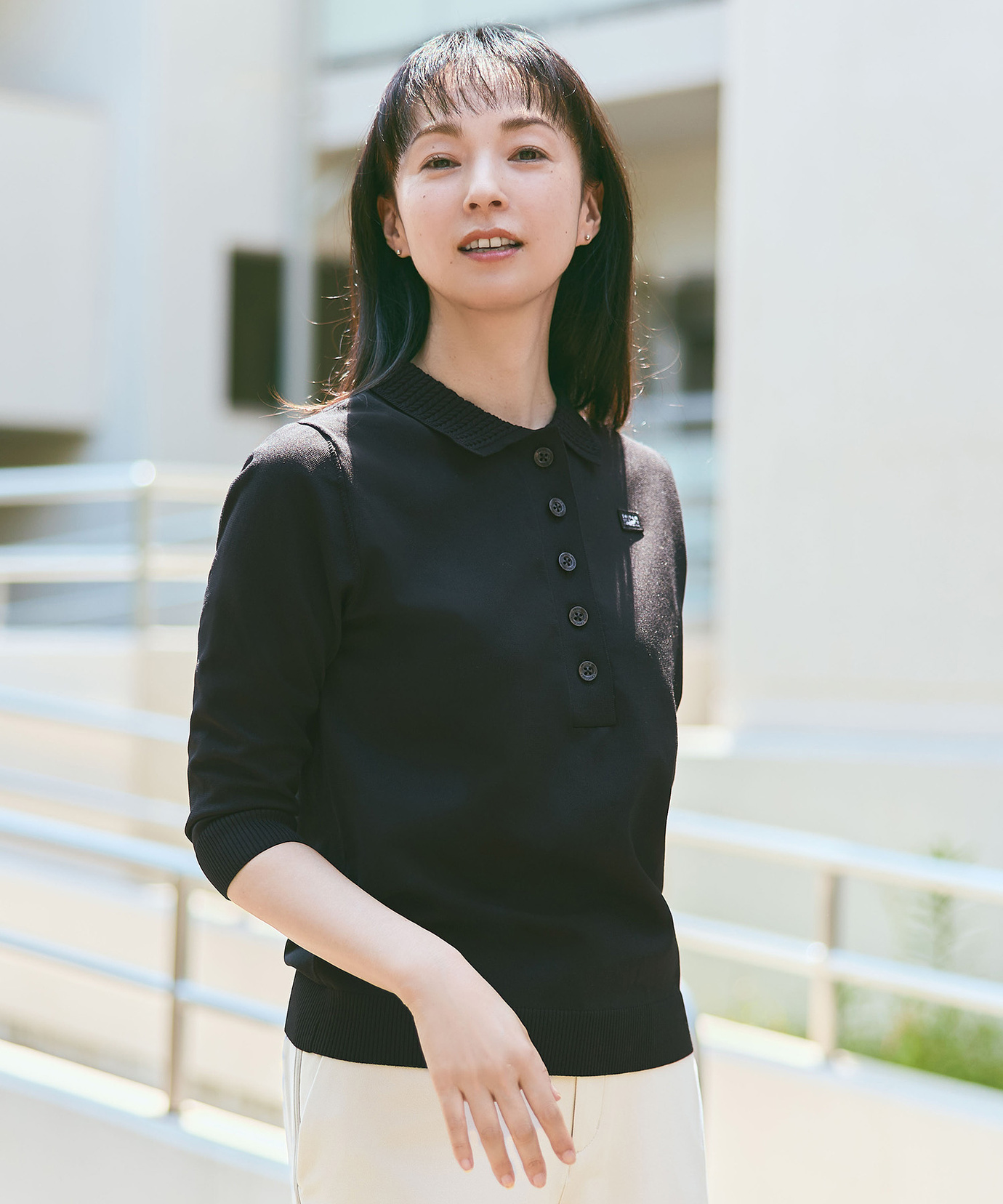 新品1PIU1UGUALE3 GOLF定4.7万円24SS半袖ニットポロシャツ黒 UNITED ARROWS｜【別注】<TaylorMade*UNITED ARROWS> ウィメンズ