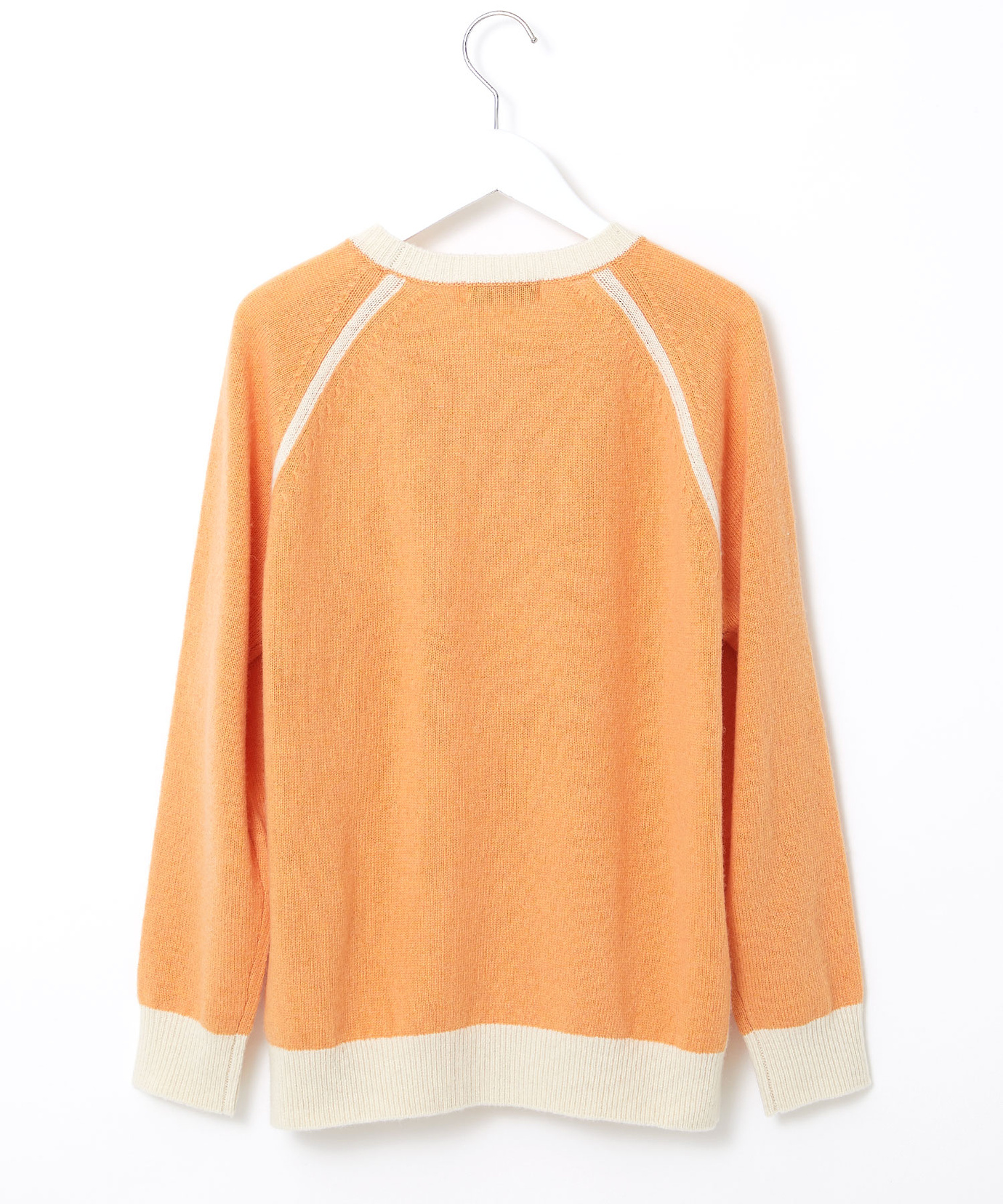 レディース ウールブレンド リブ配色 プルオーバーニット通販 [2003