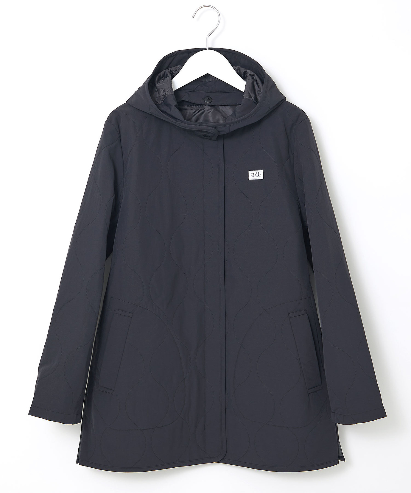 crocodile クロコダイル　ウールナイロン フードデザイン コート レディース 2WAY フード付きアウター通販 [2004-45405] - クロコダイル