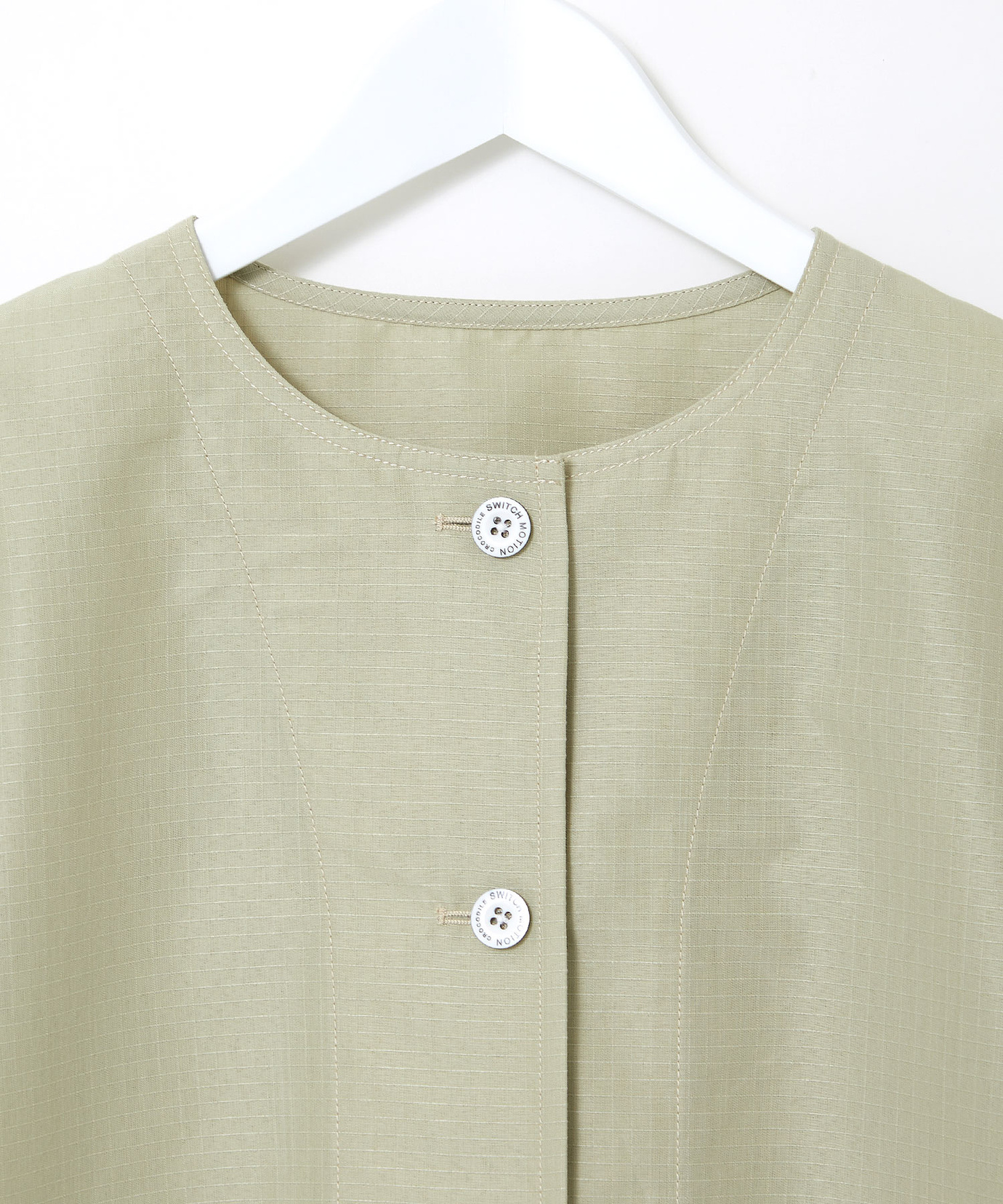 レディース リップル素材 ノーカラー ジャケット【手洗いOK】通販 [2004-51407] - クロコダイル(CROCODILE) 公式通販サイト