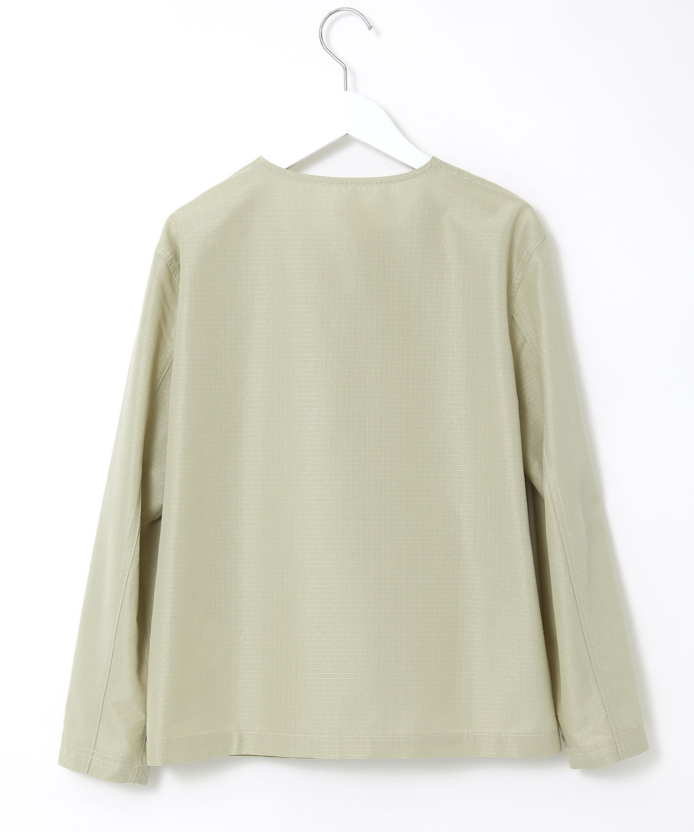 レディース リップル素材 ノーカラー ジャケット【手洗いOK】通販 [2004-51407] - クロコダイル(CROCODILE) 公式通販サイト