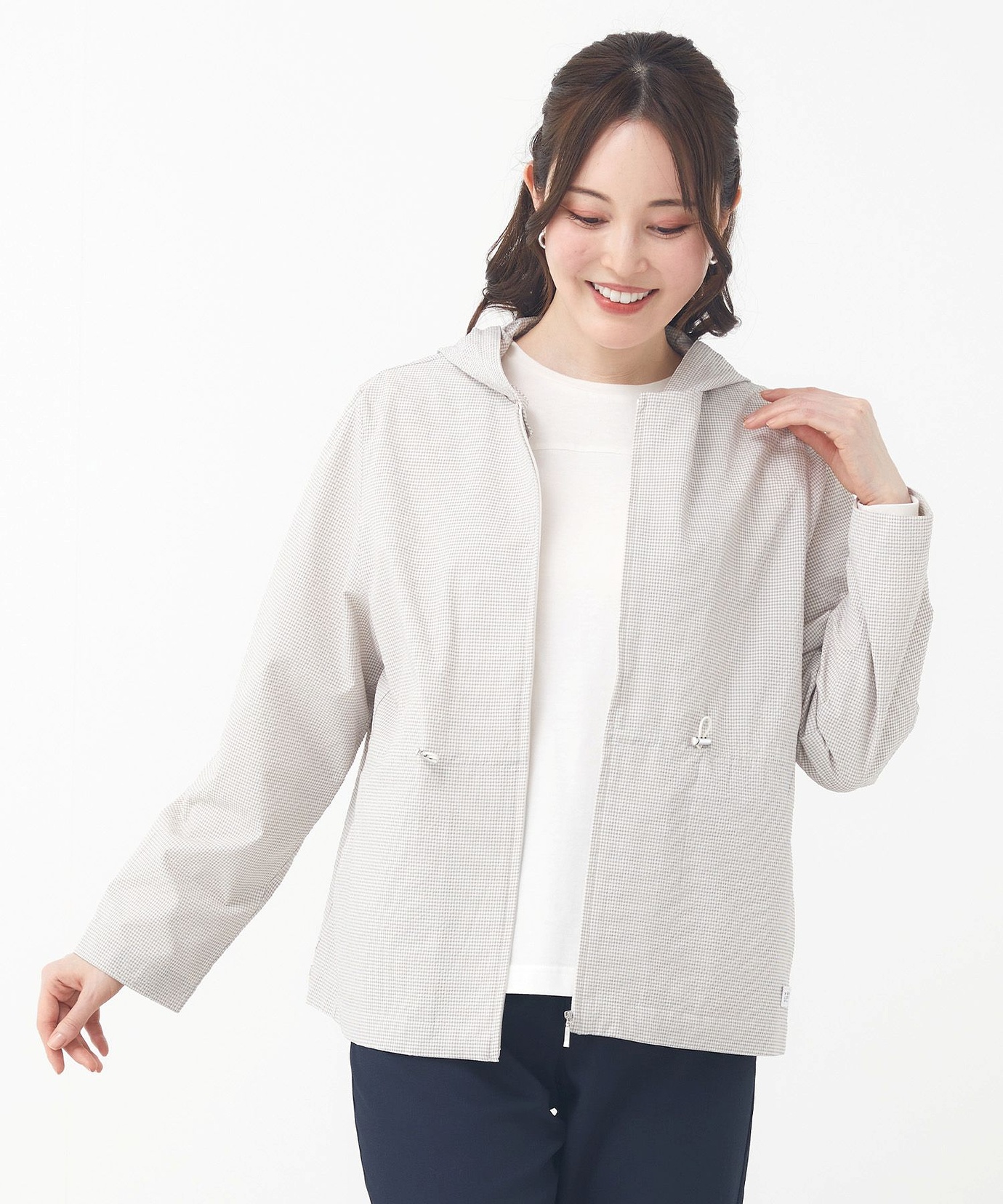 レディース サッカー ギンガム ジャケット【手洗いOK】通販 [2004