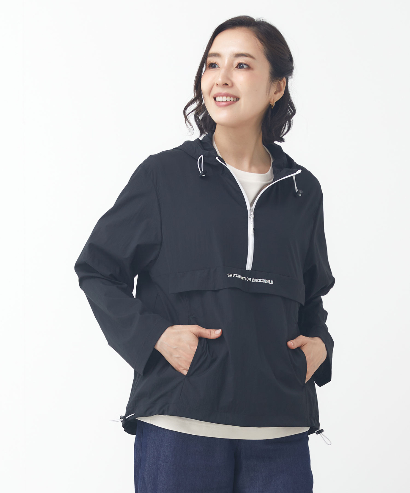 フラップロゴ入り　ボアアノラック風 X-girl】2WAY BOA ANORAK ボアアノラック アノラック【エックスガール