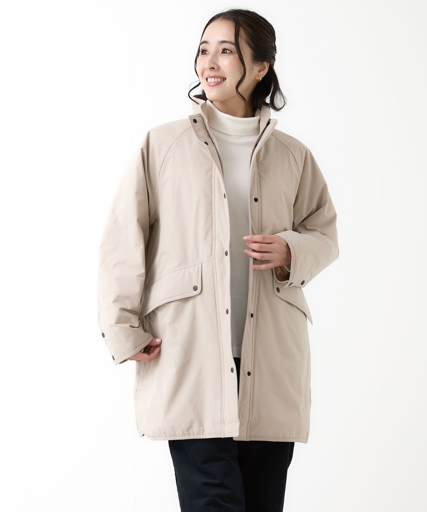 レディース パーテーション ダウン コート通販 [2004-57401