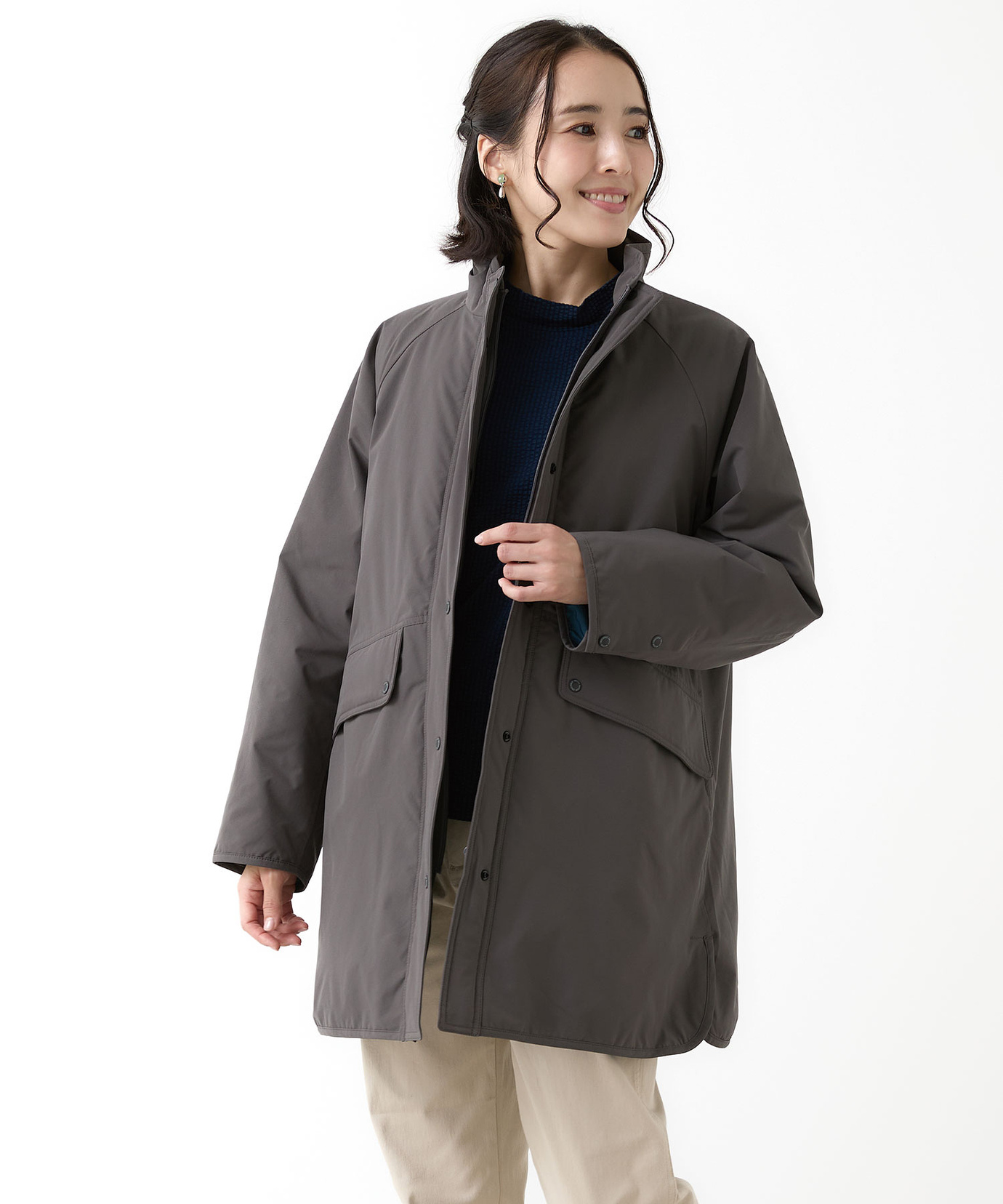 レディース パーテーション ダウン コート通販 [2004-57401