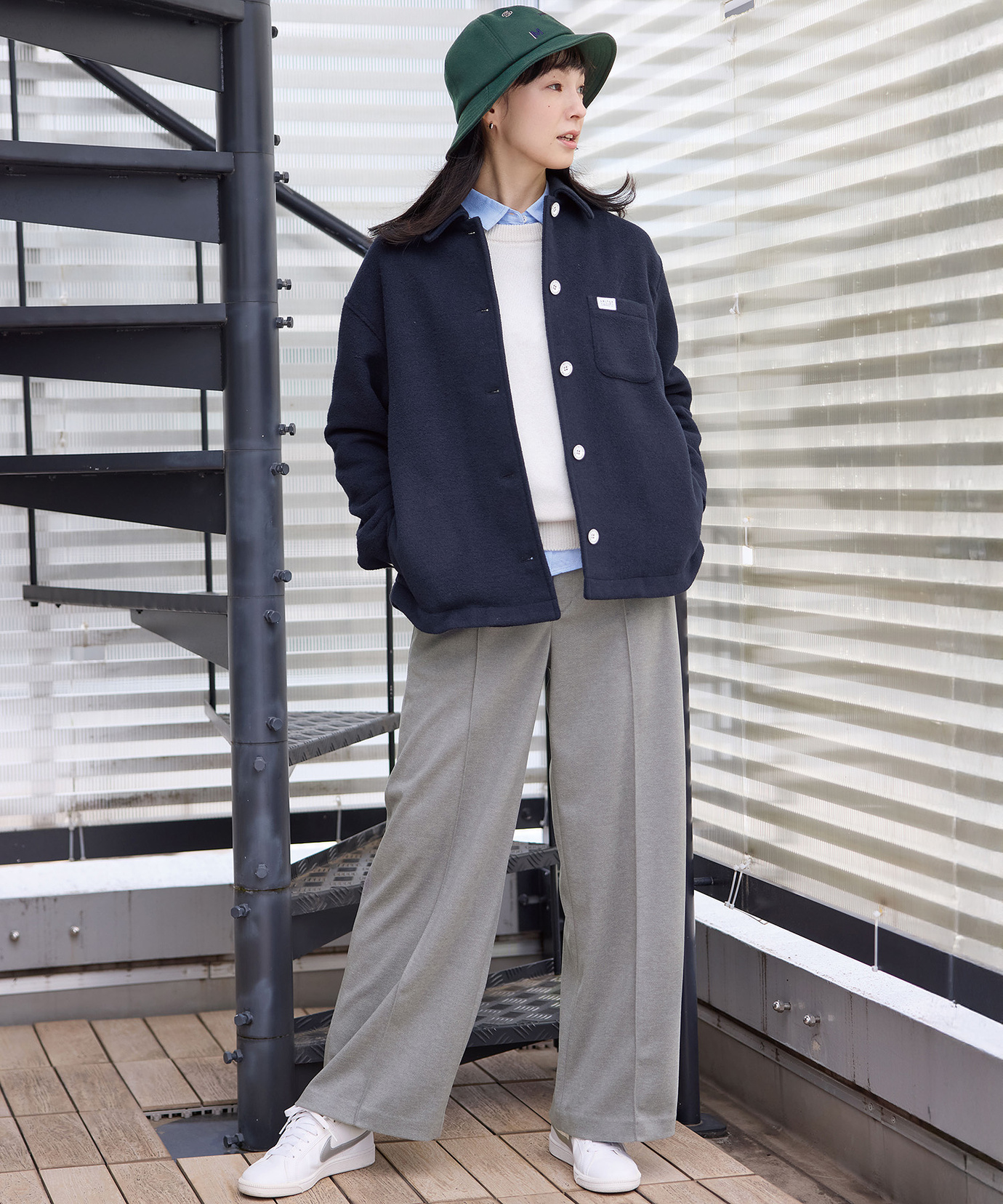 レディース ウールブレンド CPO ジャケット通販 [2004-57402