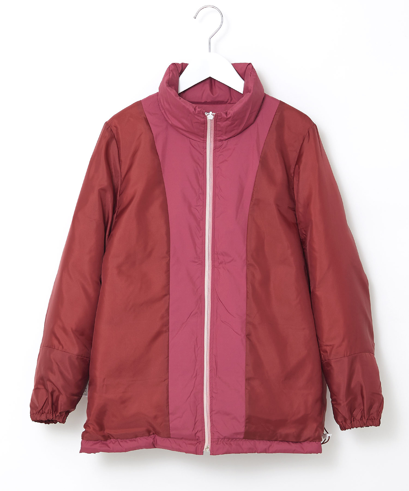 赤いダウンジャケット A|X アルマーニ エクスチェンジ】リサイクルナイロン カラーダウン