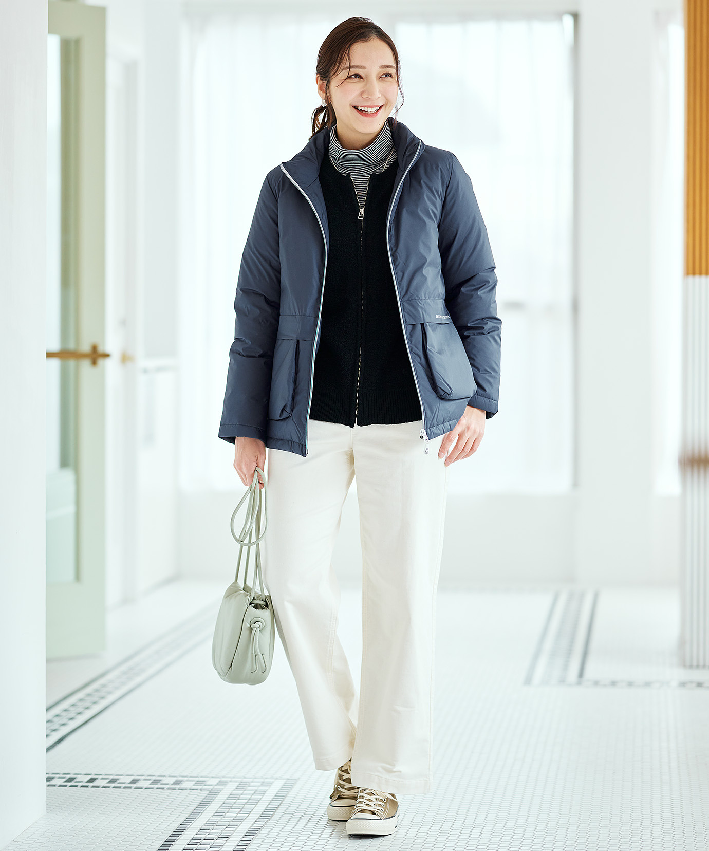 レディース リサイクル ショートダウン ジャケット【撥水加工】通販