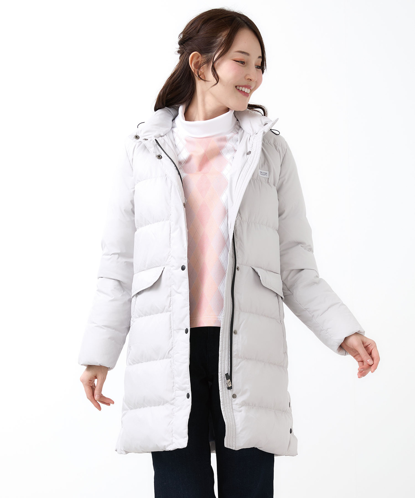 【新品未使用」クロコダイル　ダウンコート レディース】暖かくて心地よい 冬の本命ダウン - クロコダイル