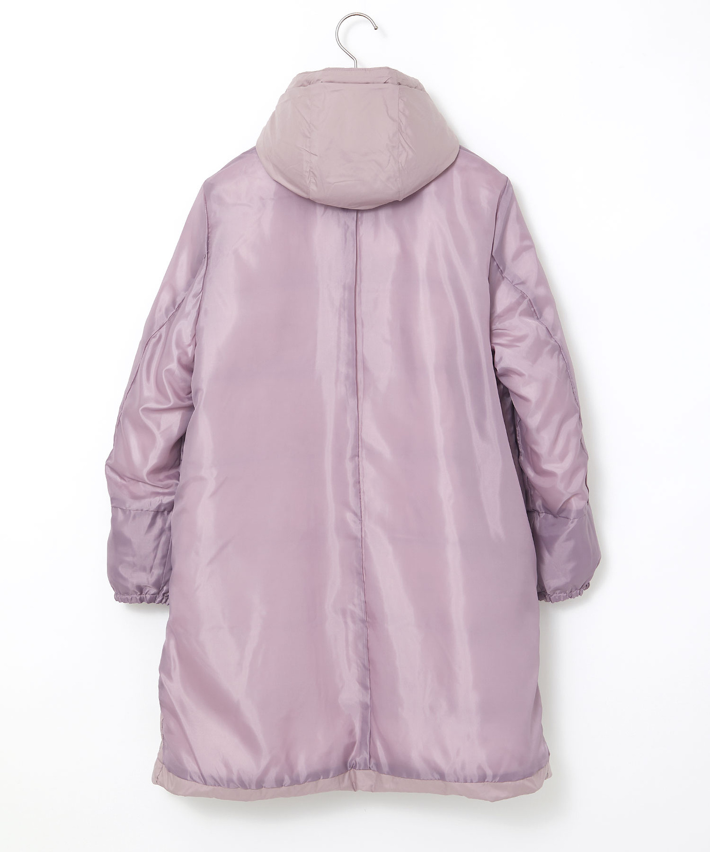 レディース ドットボタンデザイン ロング ダウン【撥水加工】通販