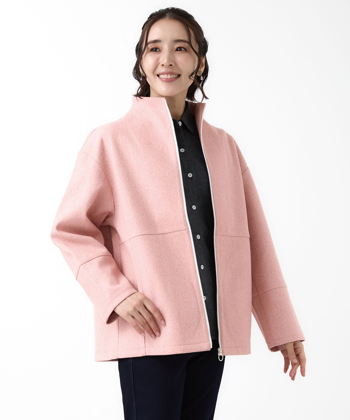 レディース ウールライク ジャケット通販 [2004-58402] - クロコダイル