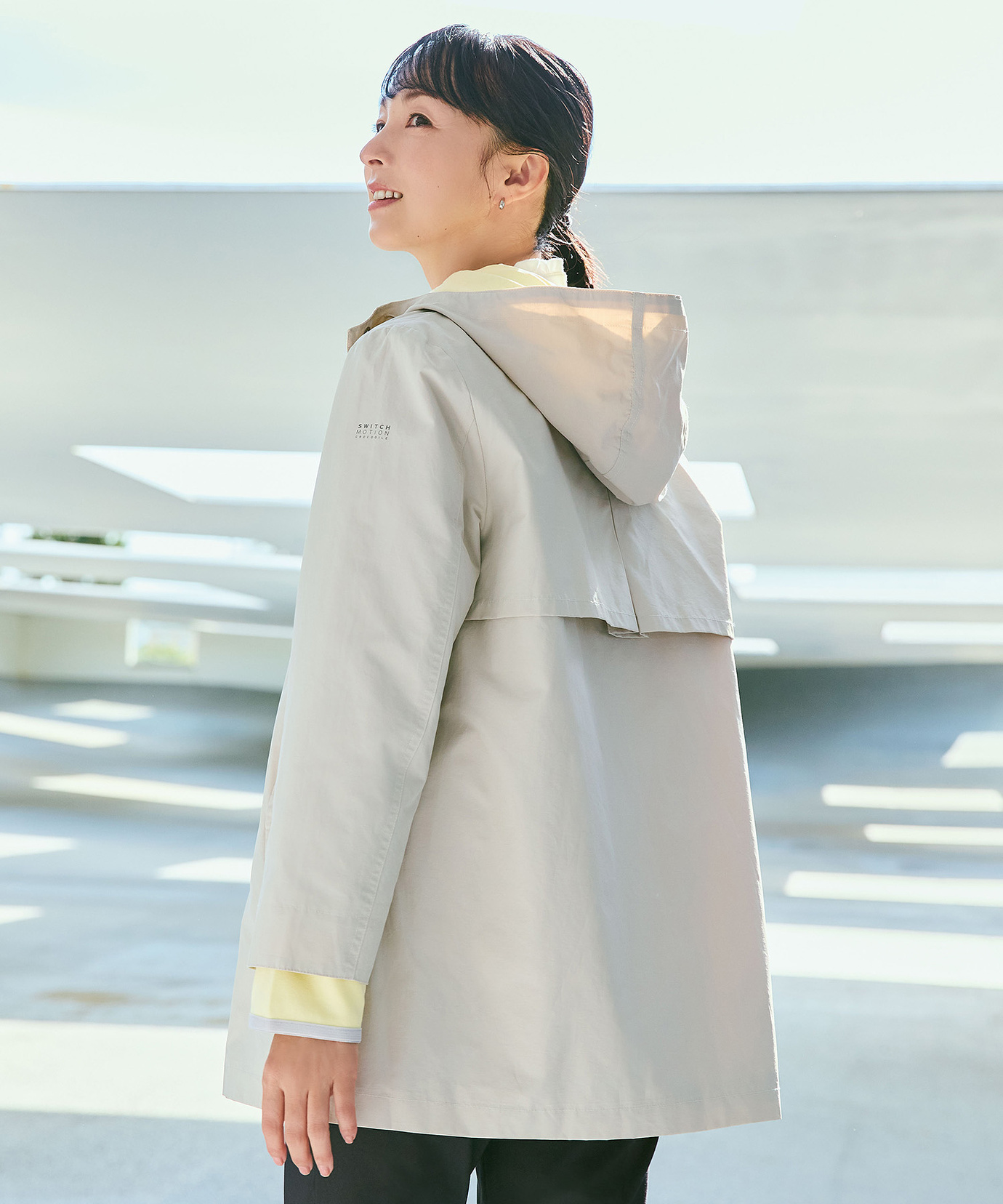 レディース ミドル丈 フーデッドアウター通販 [2004-61401