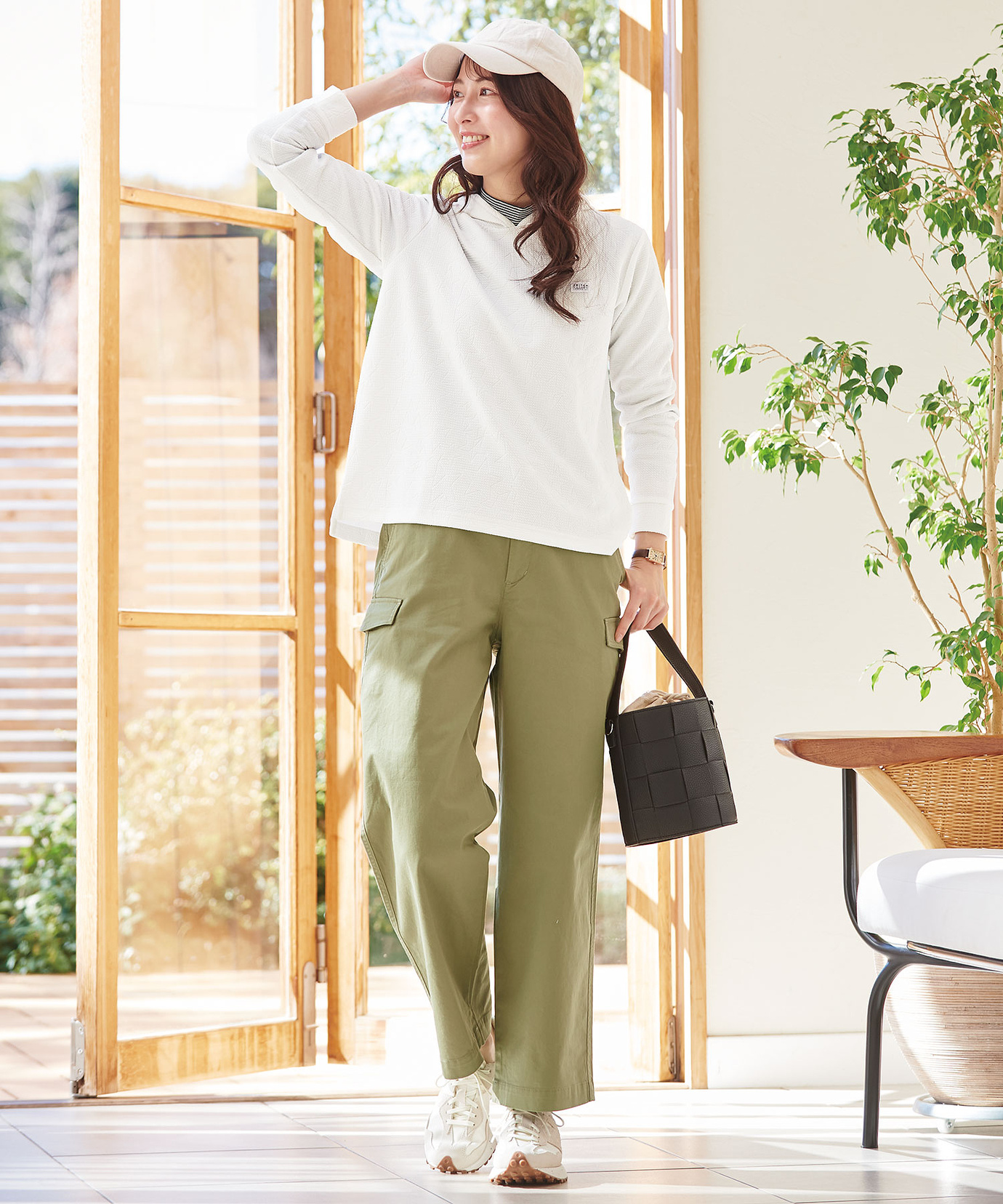 レディース サイドポケット カーゴ パンツ通販 [2005-51502