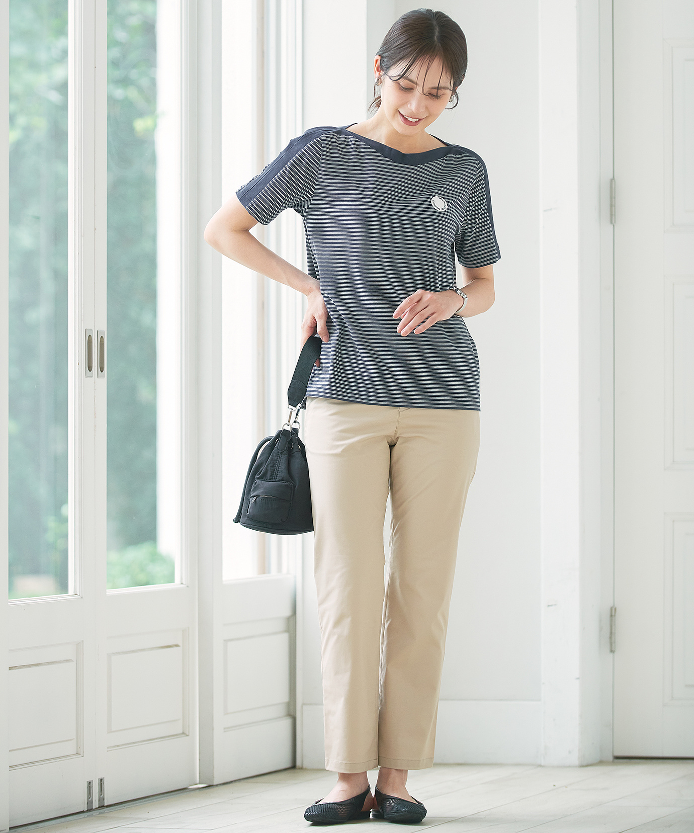 レディース ストレッチ テーパード パンツ通販 [2005-53504