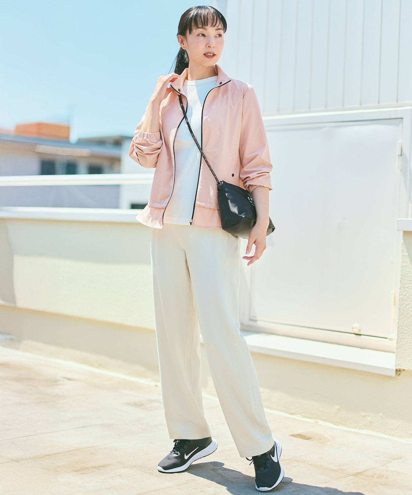 レディース ポンチ カーブ シルエット パンツ通販 [2005-55505