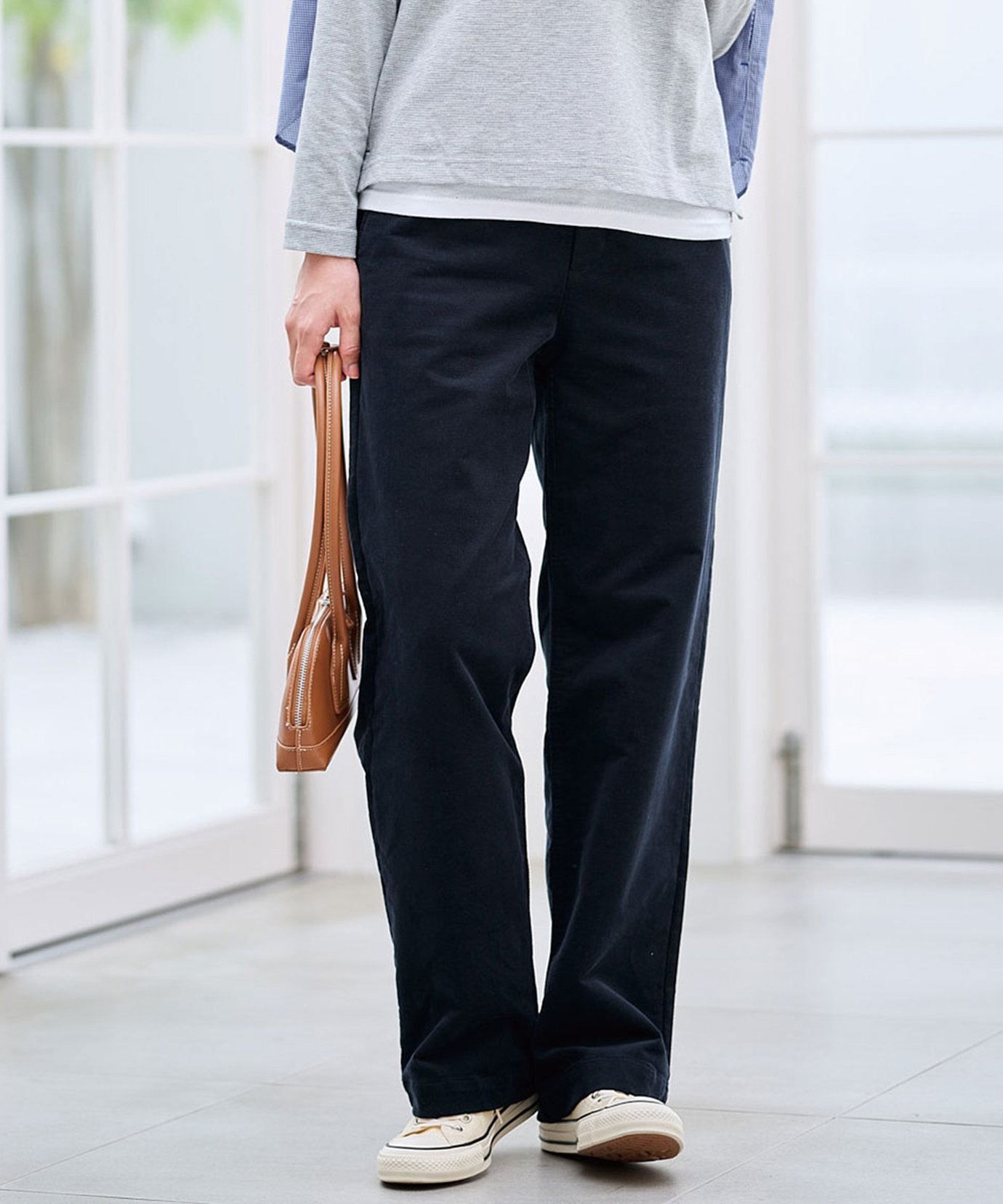 レディース ウエストゴム コーデュロイ パンツ通販 [2005-55506