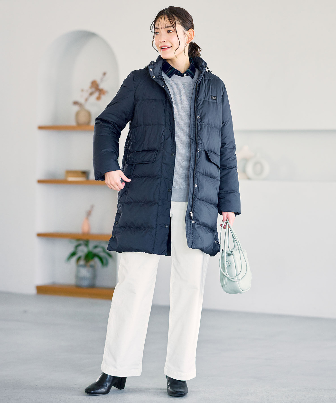 レディース ウエストゴム コーデュロイ パンツ通販 [2005-55506