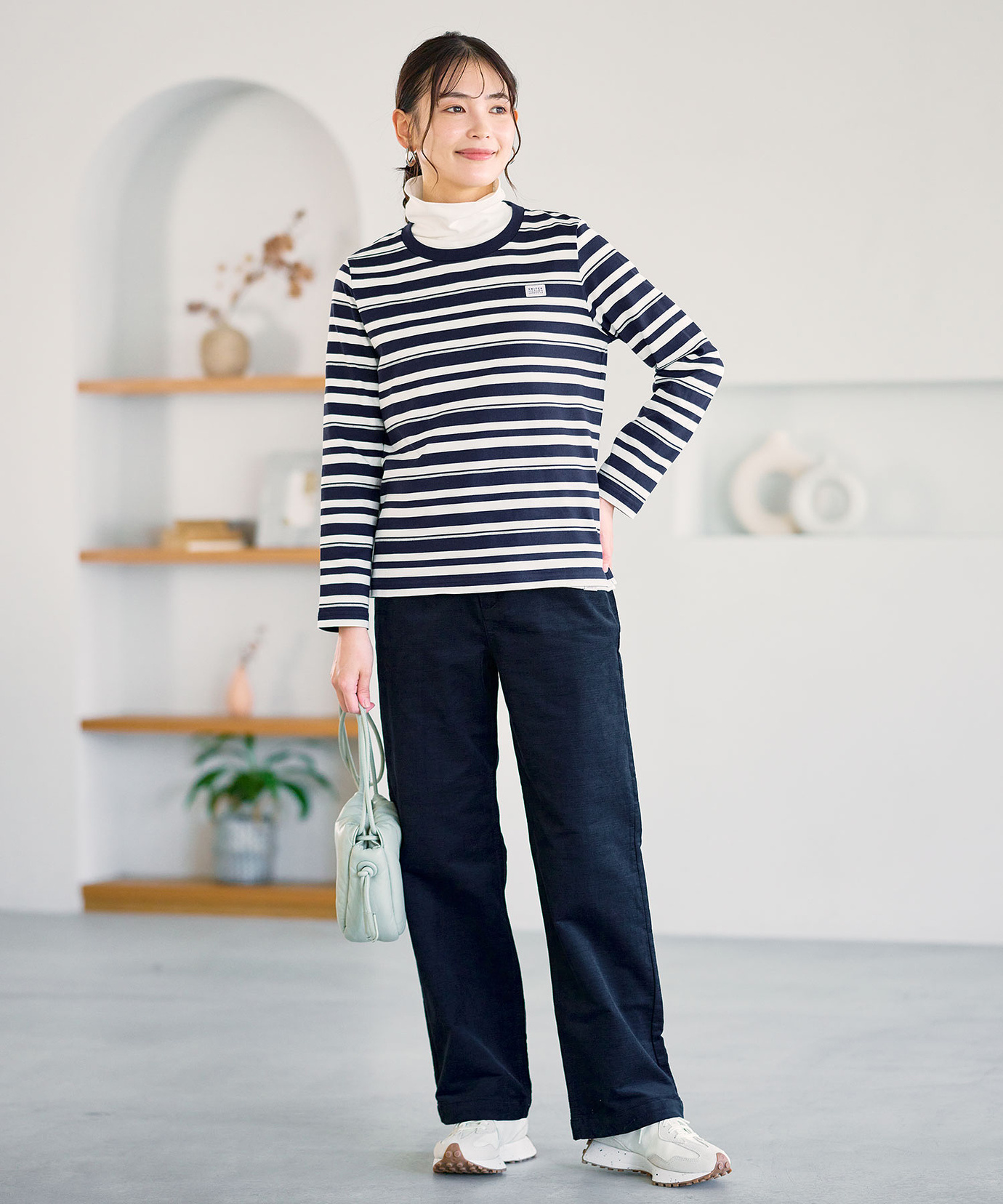 レディース ウエストゴム コーデュロイ パンツ通販 [2005-55506