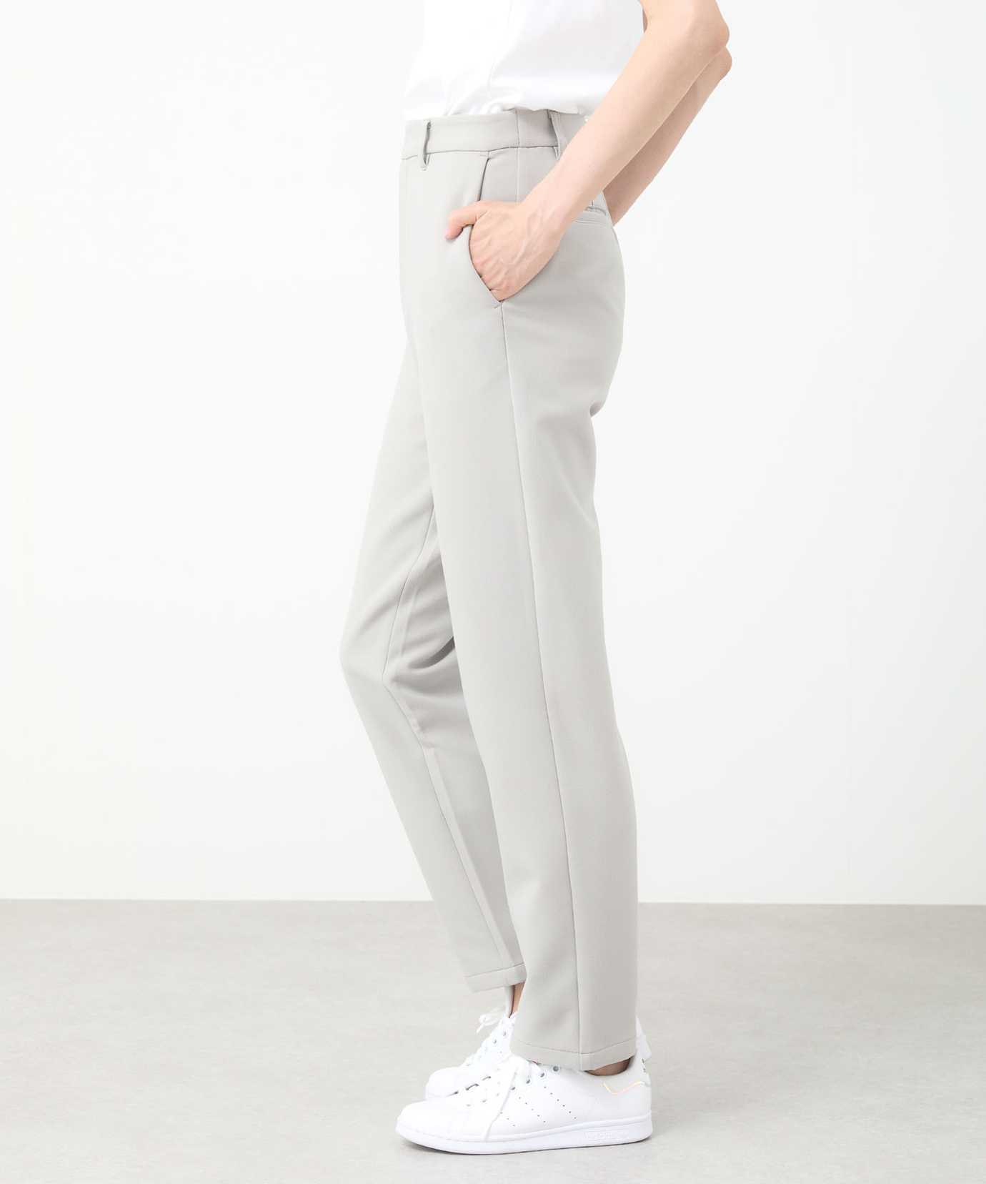 レディース 裏起毛 ストレート パンツ通販 [2005-55509