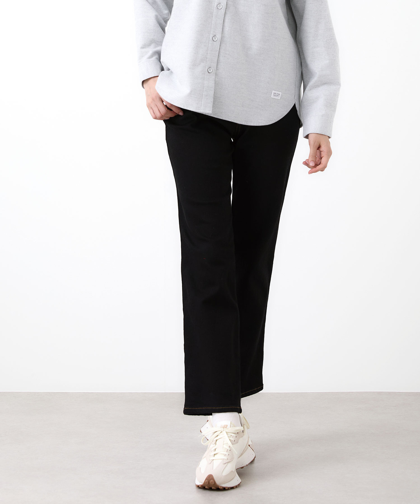 レディース 裏起毛 ストレート デニム通販 [2005-56502