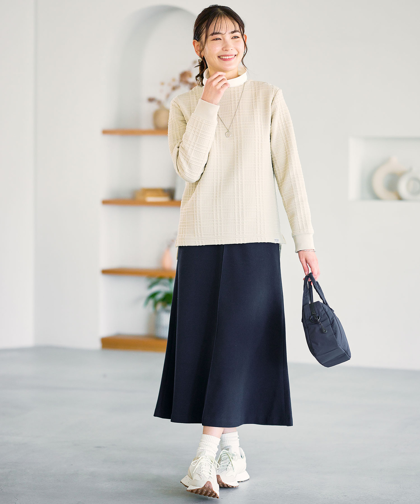 レディース ジャージー セミフレア スカート通販 [2006-55600