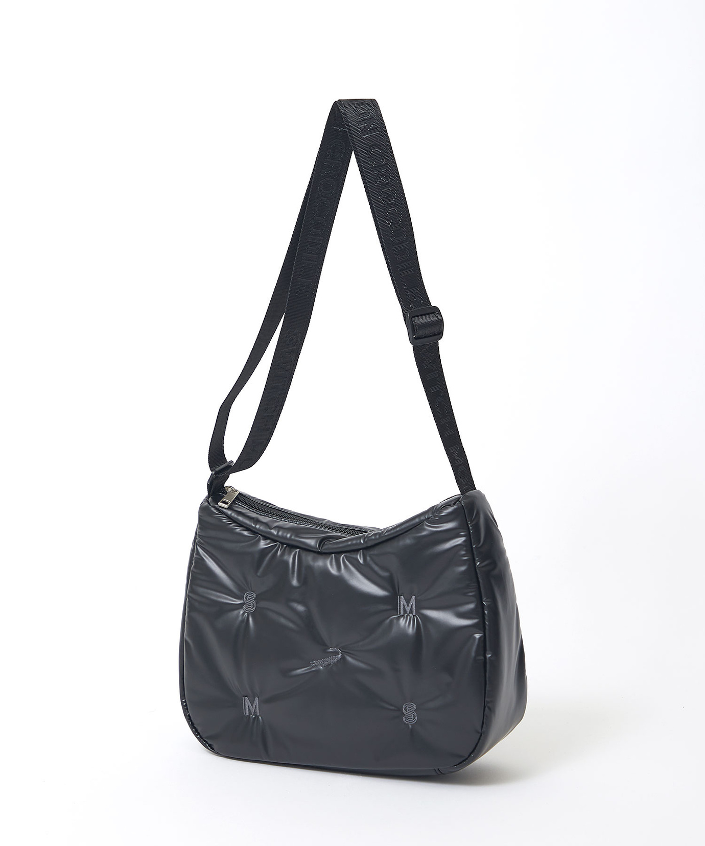 レディース ロゴ刺繍 パデッド ショルダーバッグ通販 [2008-55803