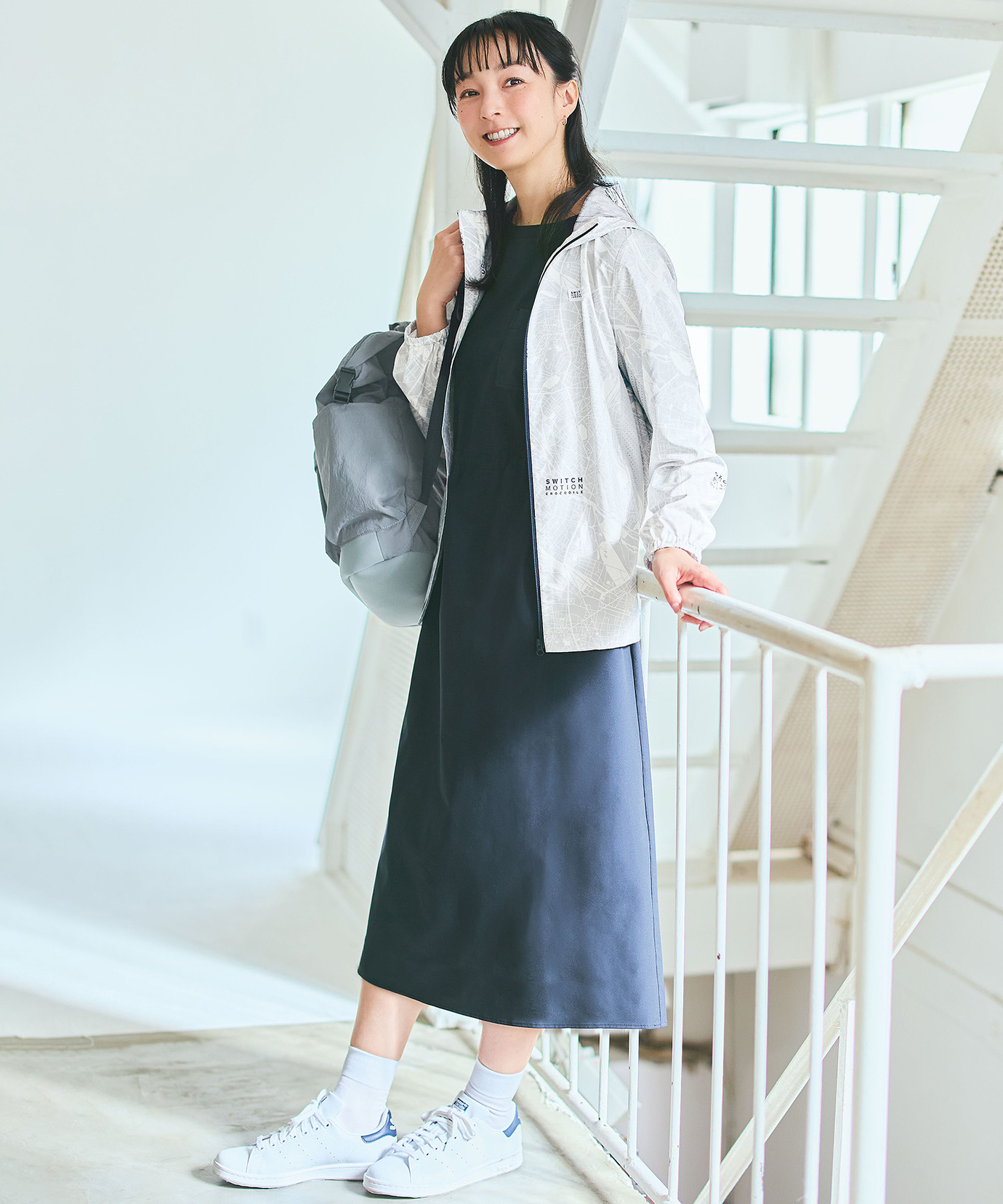 レディース リップル素材 ポケット ワンピース通販 [2021-53700